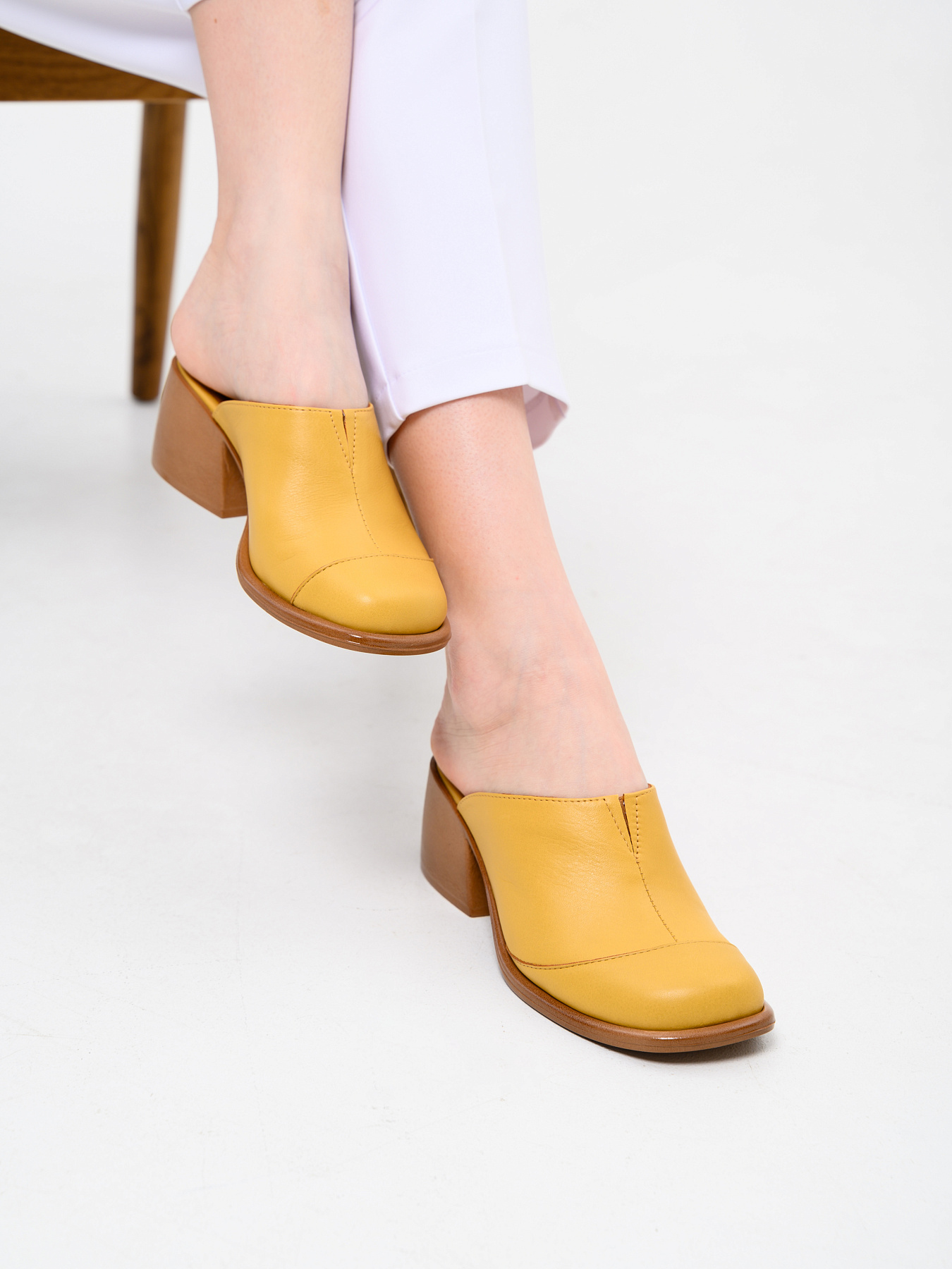 картинка Сабо ED'ART 5132.23663'br. Тыква лион+коричневый от интернет магазина