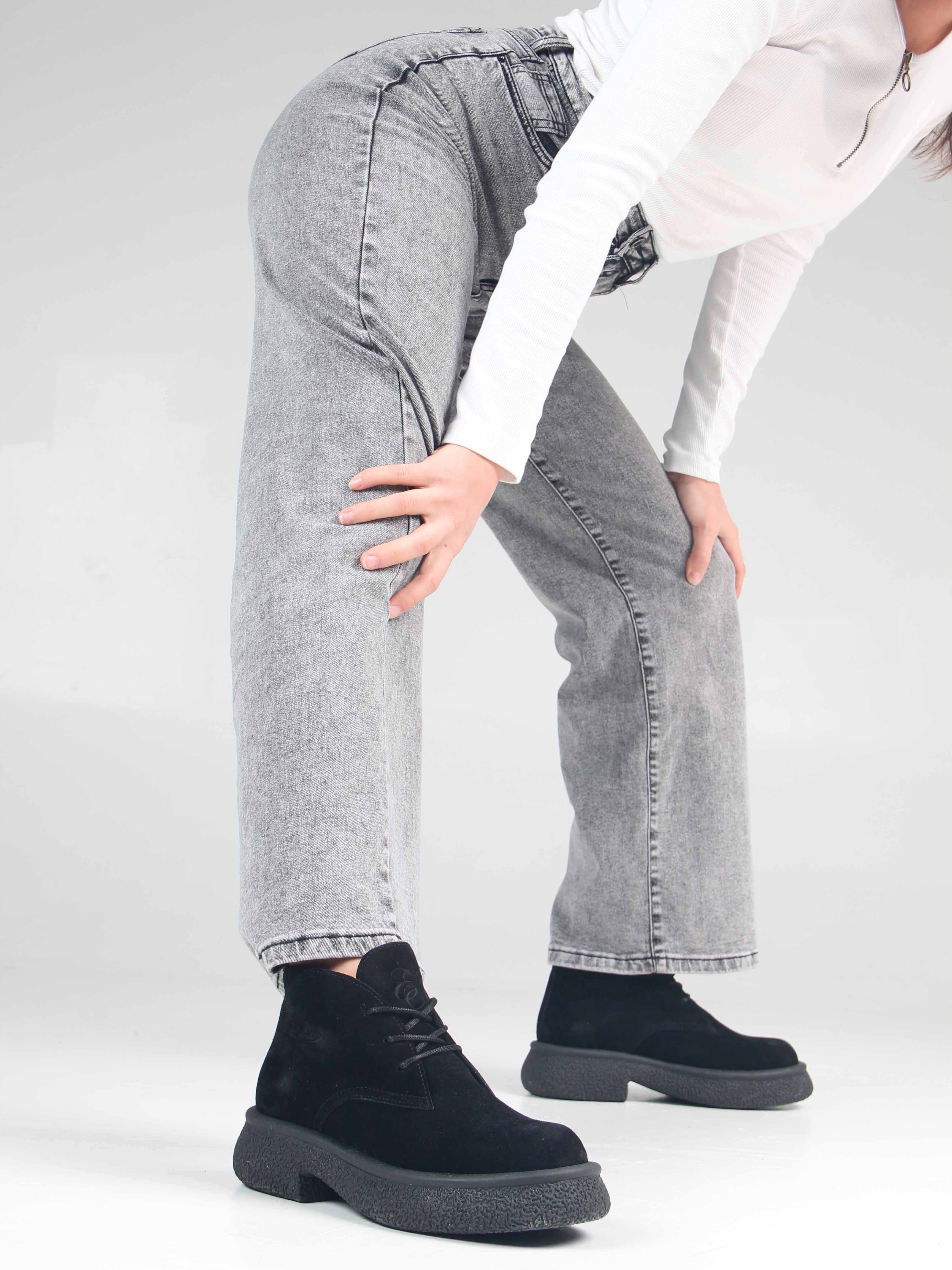 картинка Ботинки ED'ART 308.агата'bl. чёрный замша от интернет магазина