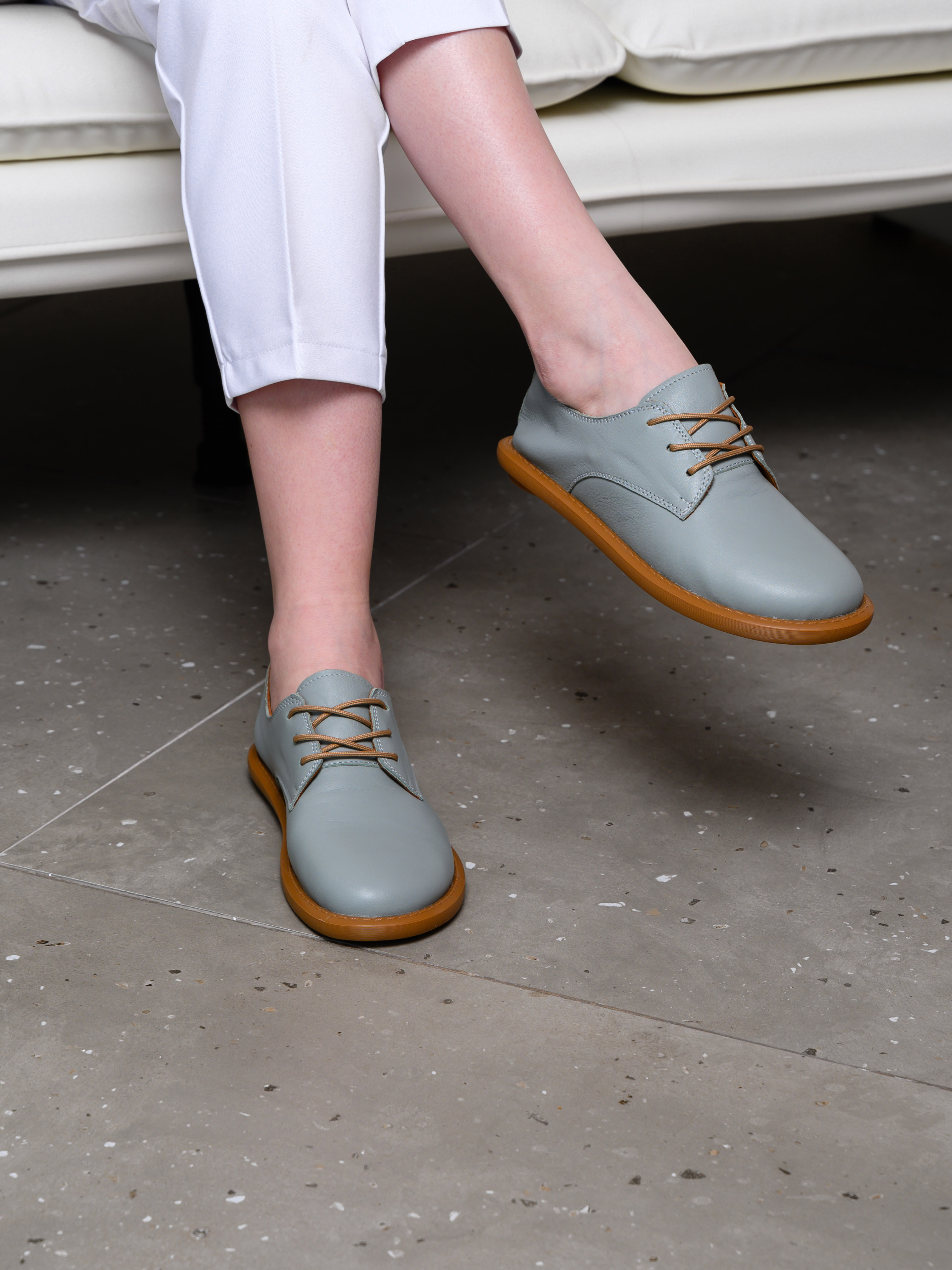 картинка Туфли ED'ART 181.ОКСЕ'br. Лион авокадо+коричневый от интернет магазина