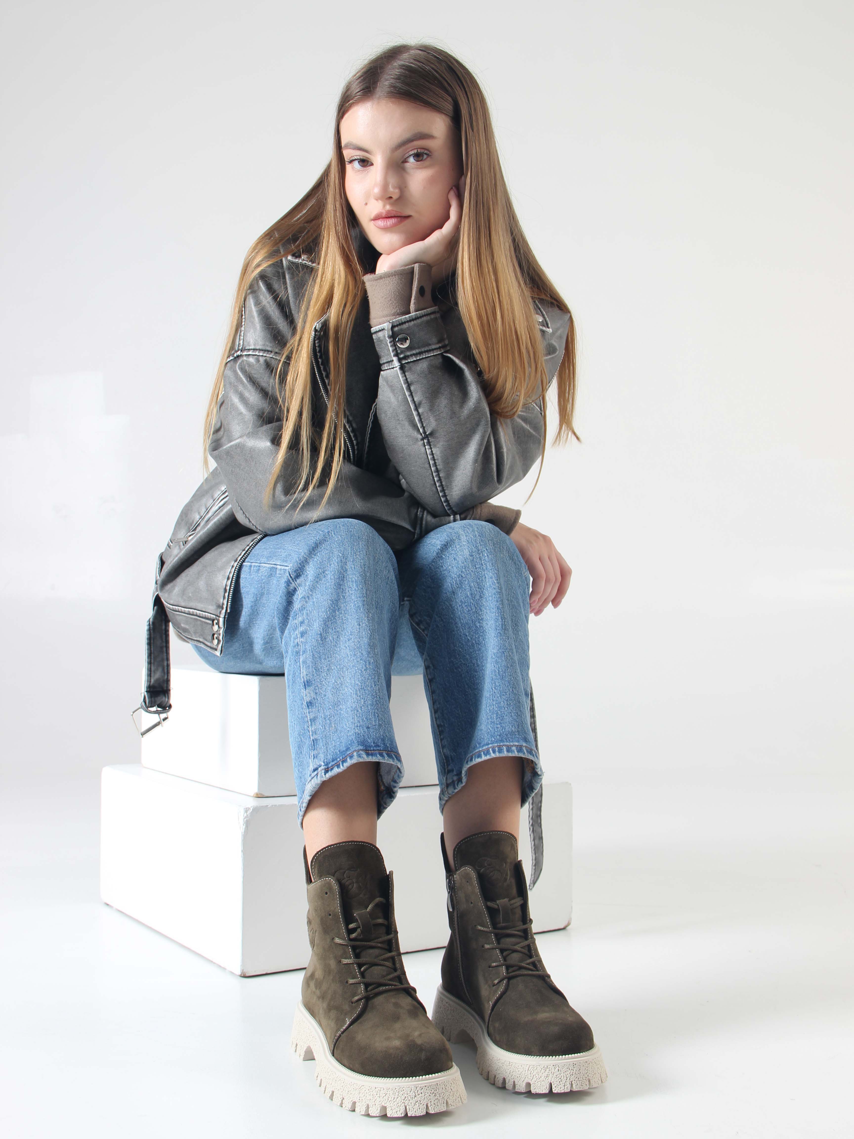 картинка Ботинки ED'ART 228.V.1541'be. Хаки от интернет магазина