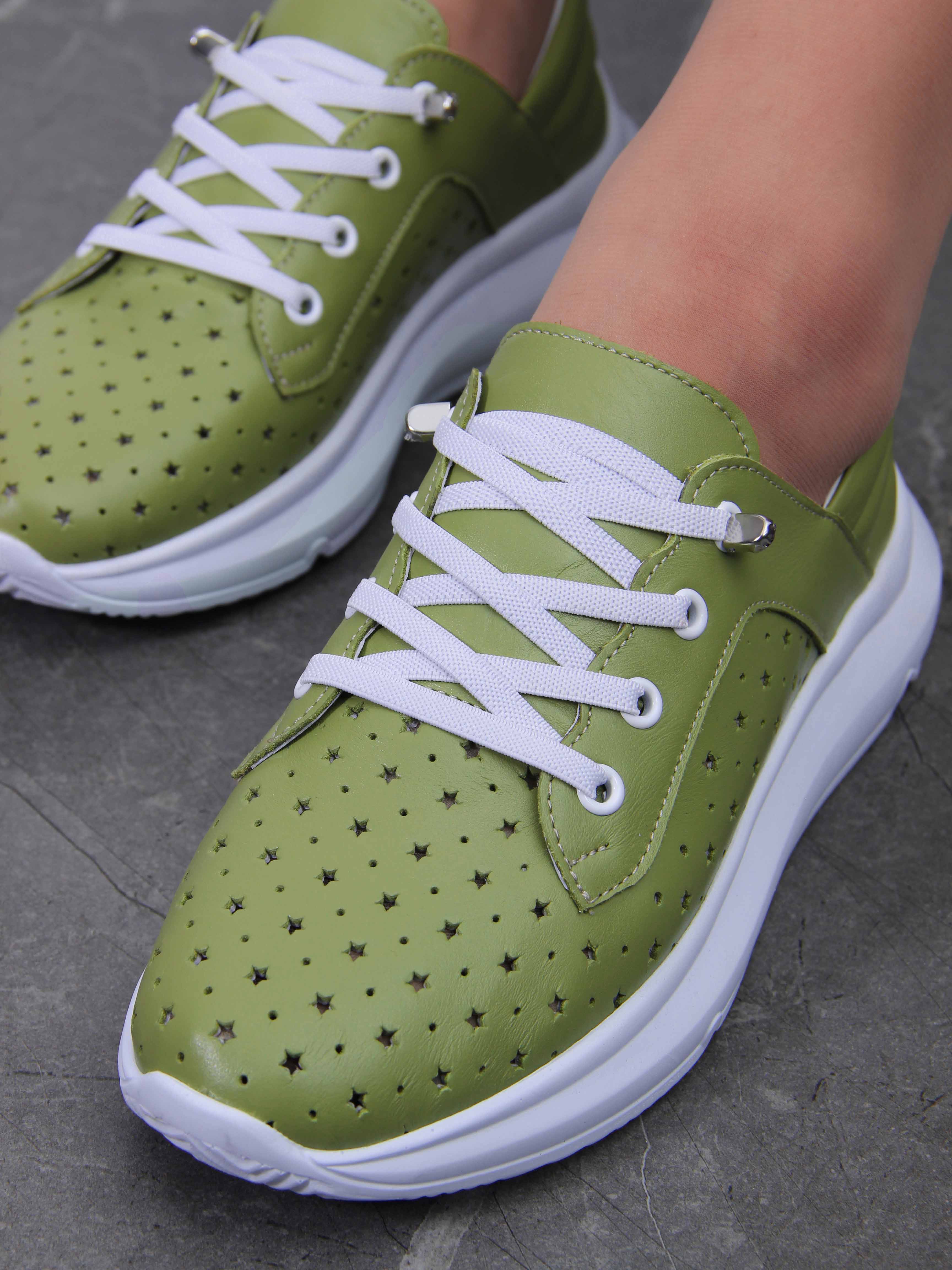 картинка Кроссовки ED'ART 168.236143w. Авокадо R от интернет магазина