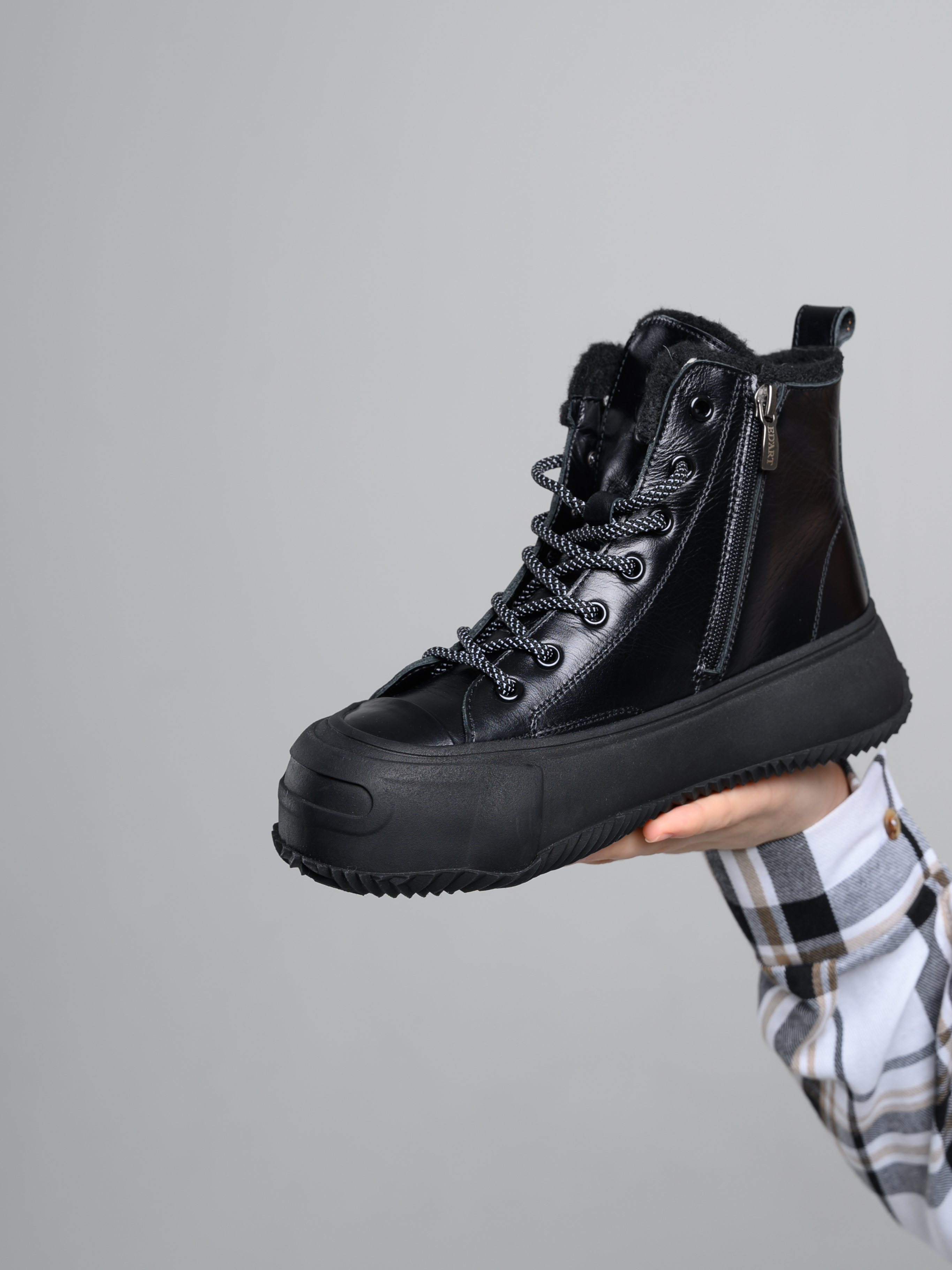 картинка Ботинки ED'ART 217.PODYUM151'bl. черный от интернет магазина