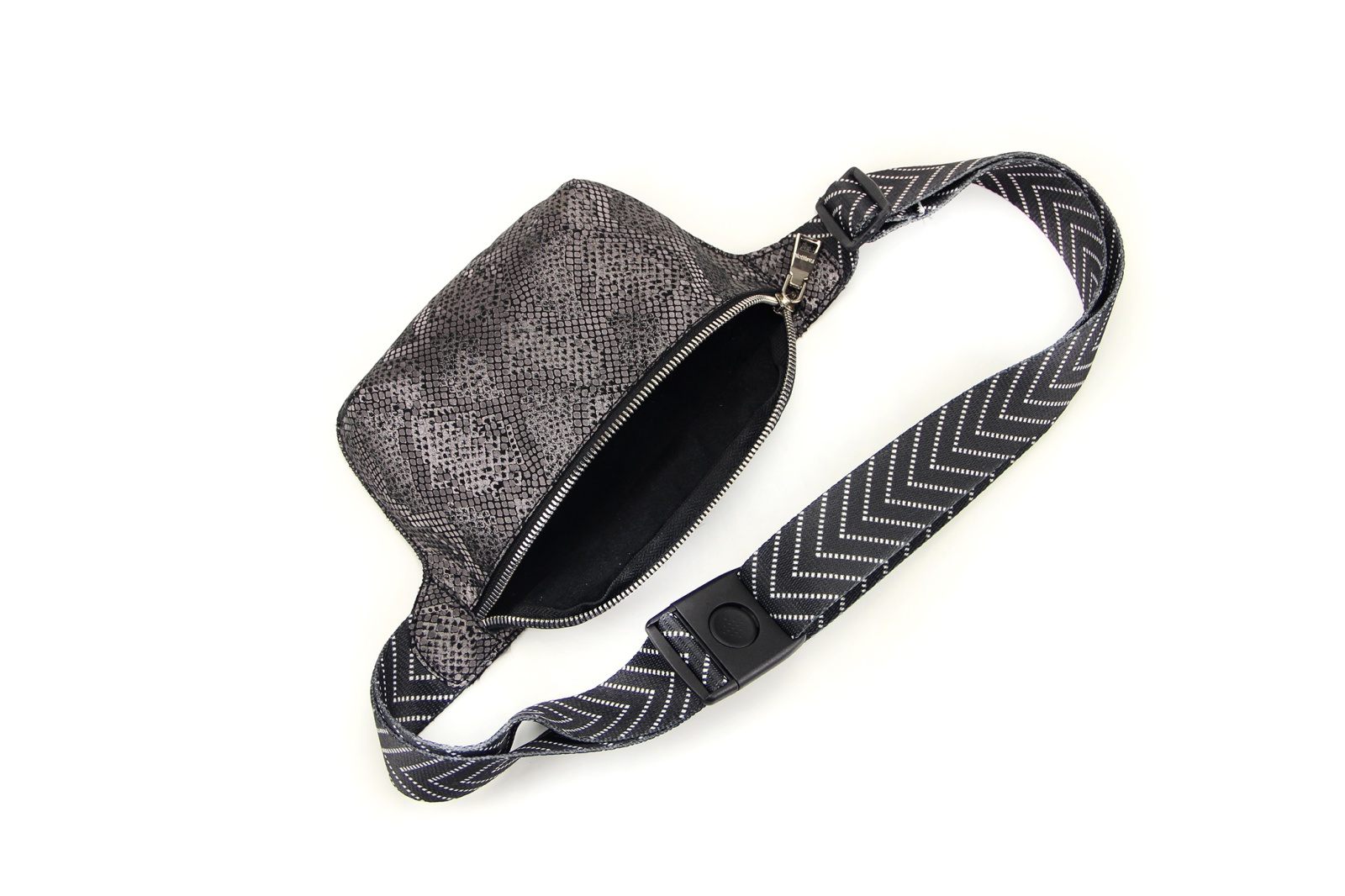 картинка Сумка-бананка ED`ART b01.black mamba от интернет магазина