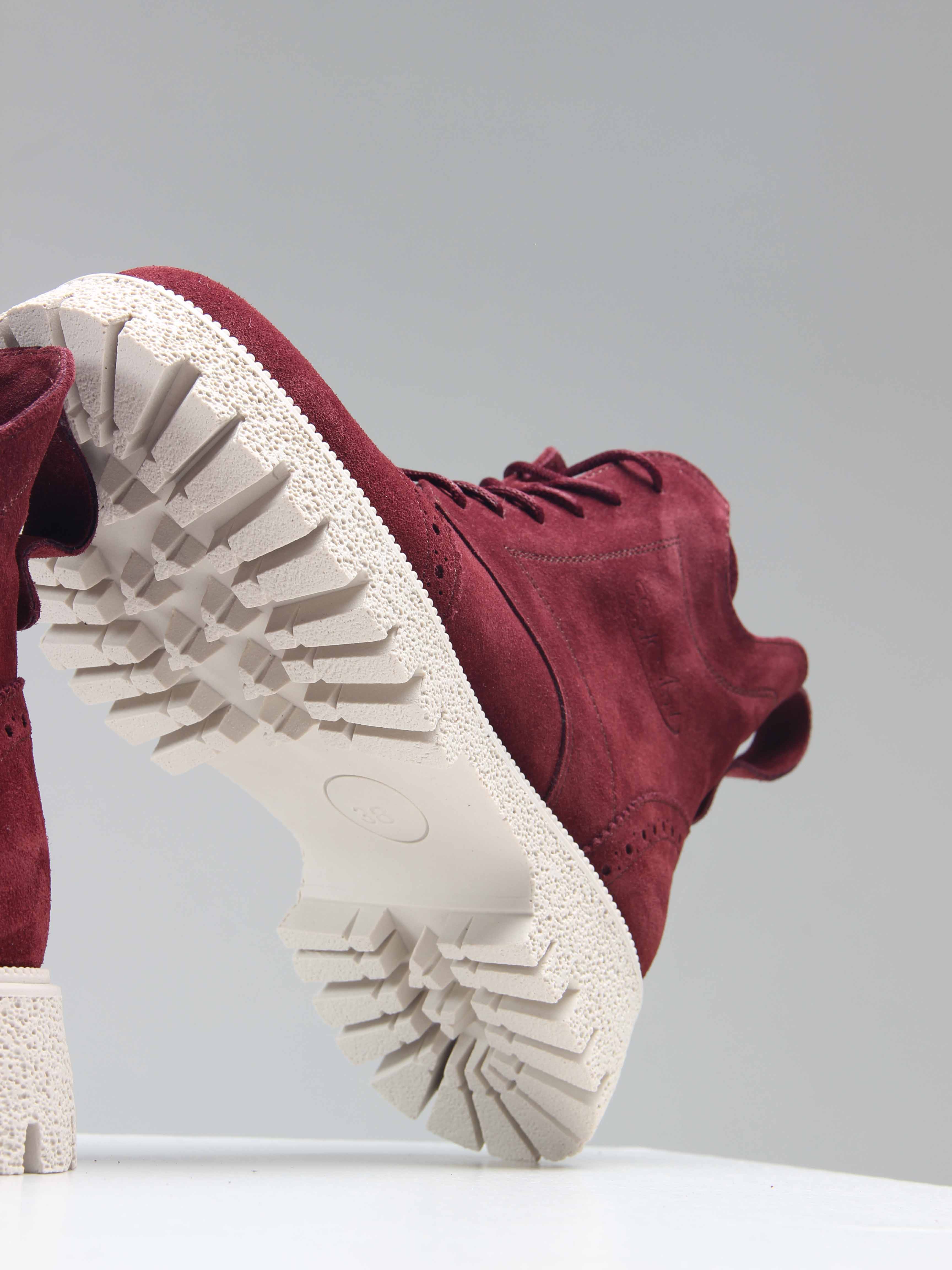 картинка Ботинки ED'ART 338.1541'be. бордо замша от интернет магазина