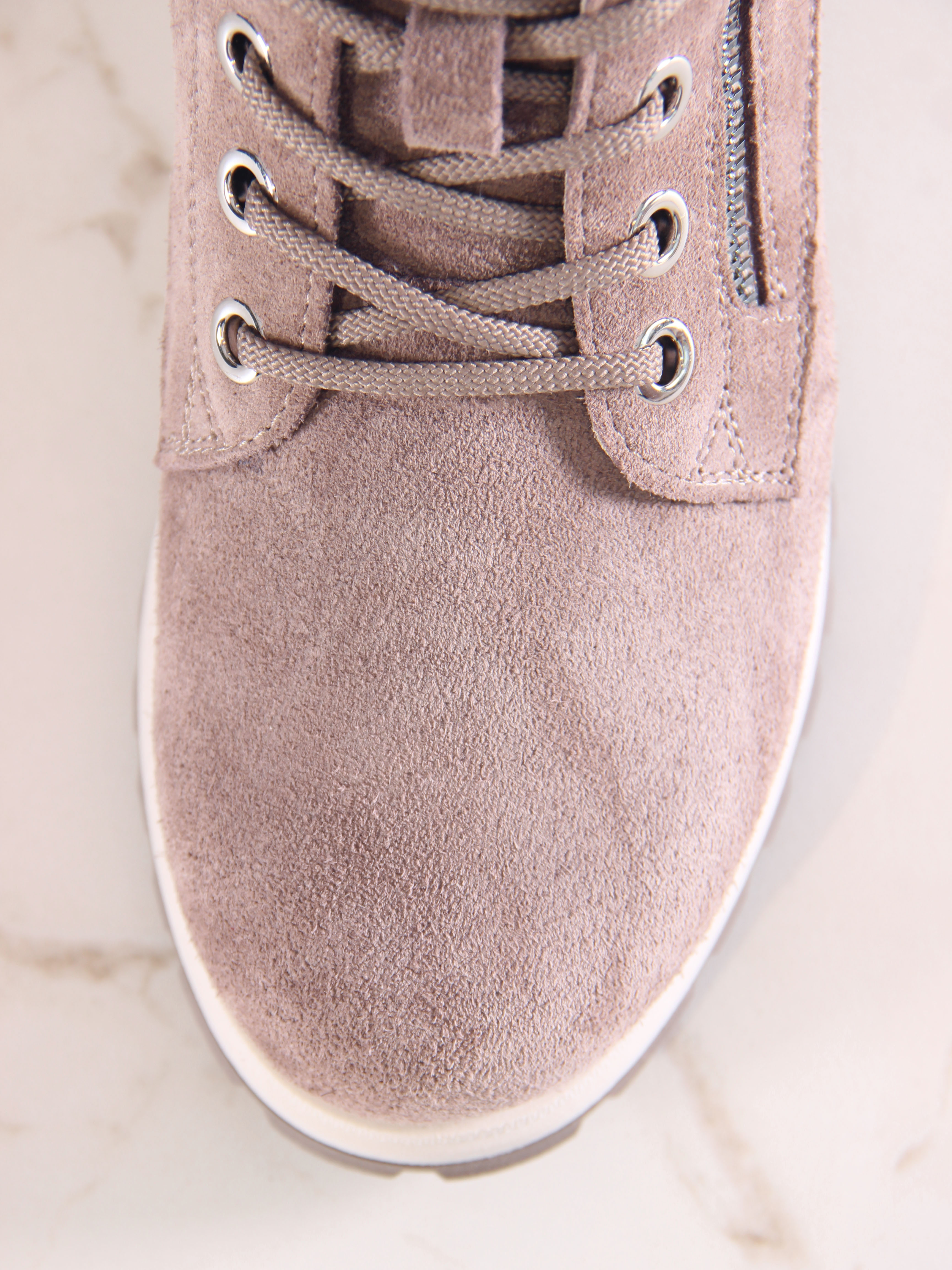 картинка Ботинки ED'ART 261.uno9'br. Капучино замша+бежевый от интернет магазина