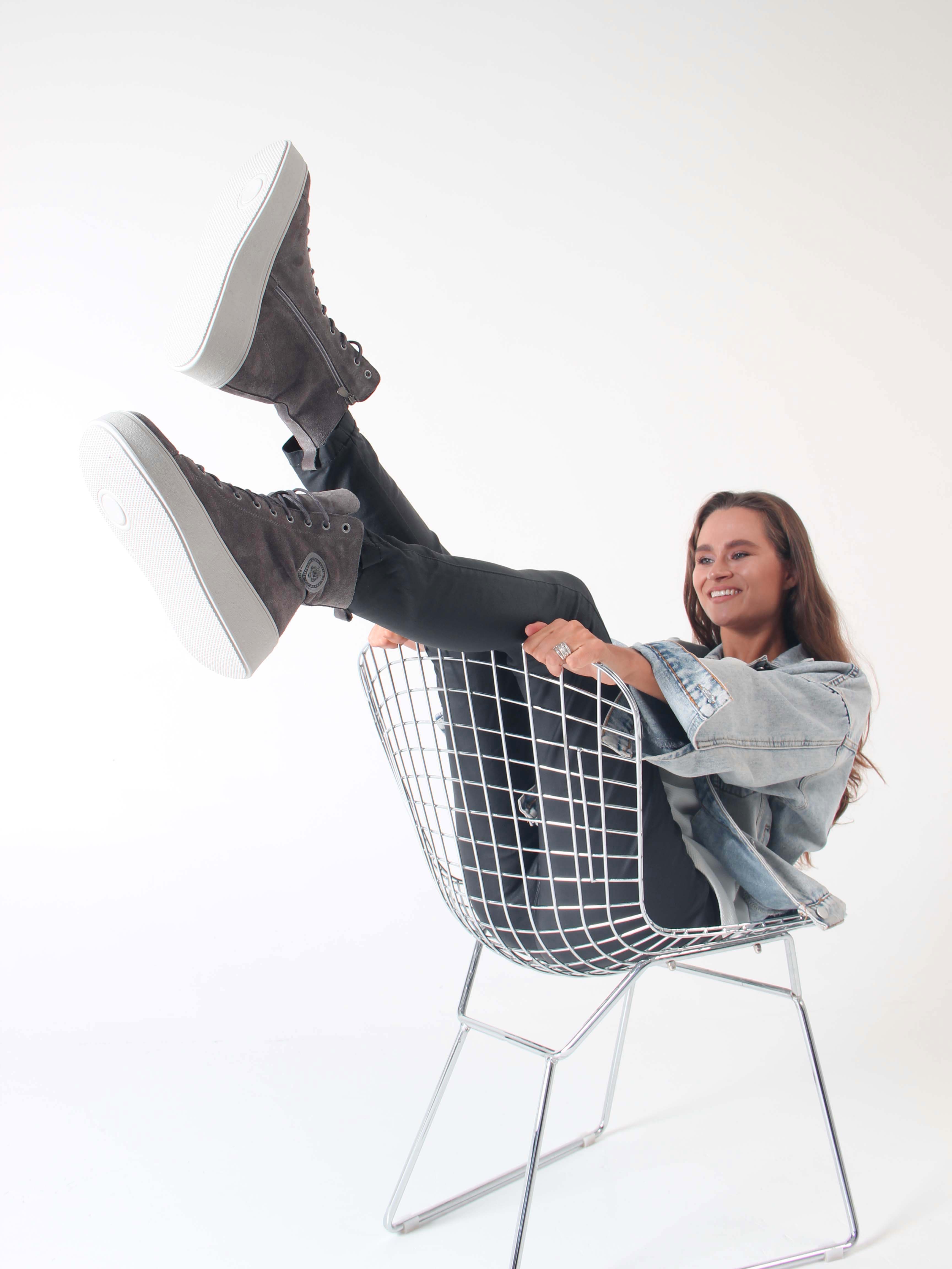 картинка Ботинки ED'ART 215.ALTA'gr. Серый замок от интернет магазина