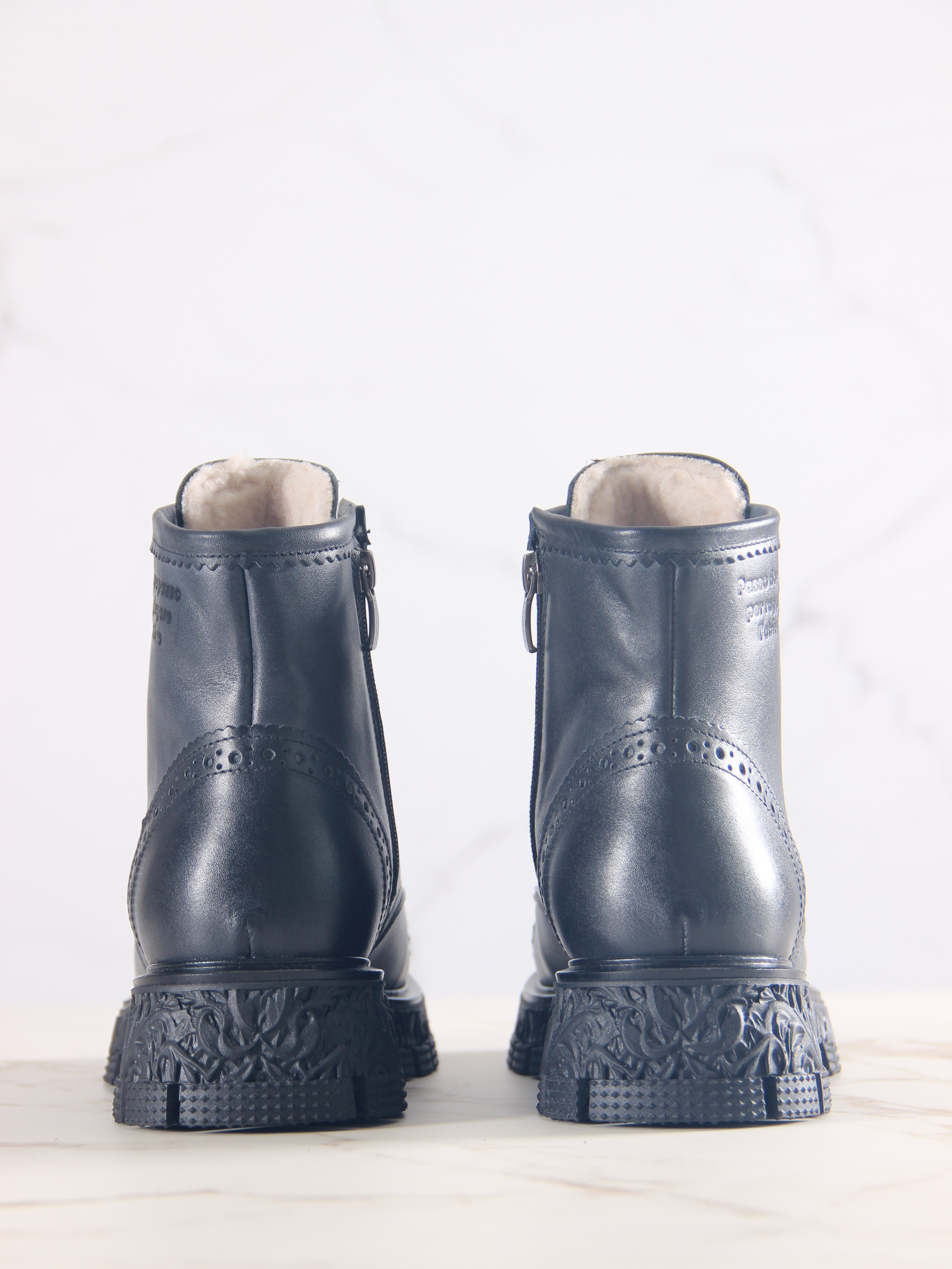 картинка Ботинки ED'ART 319.PODYUM141'bl. Вакса черная от интернет магазина