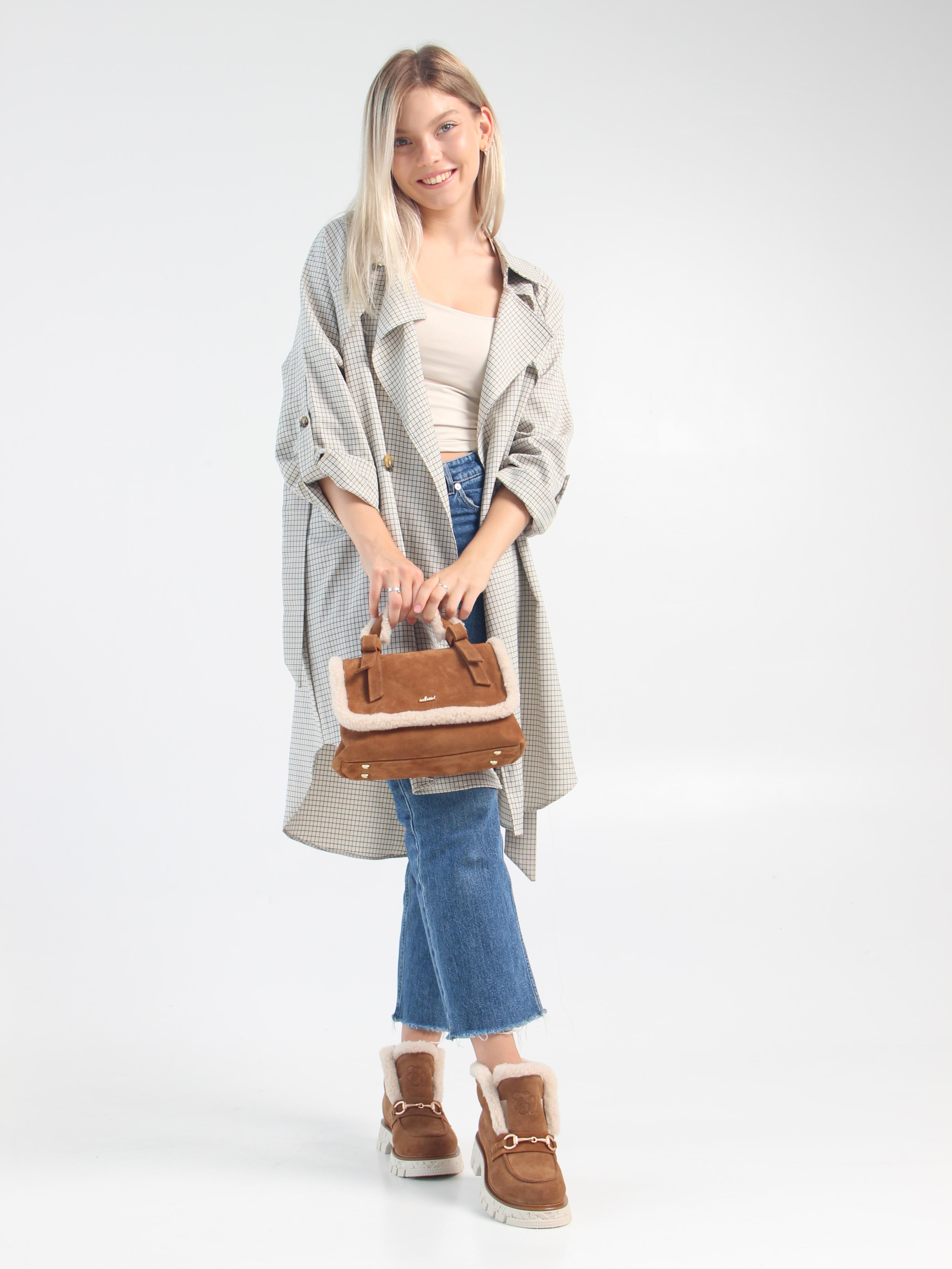 картинка Ботинки ED'ART 307. PODYUM141 'be.светло коричневый замша от интернет магазина