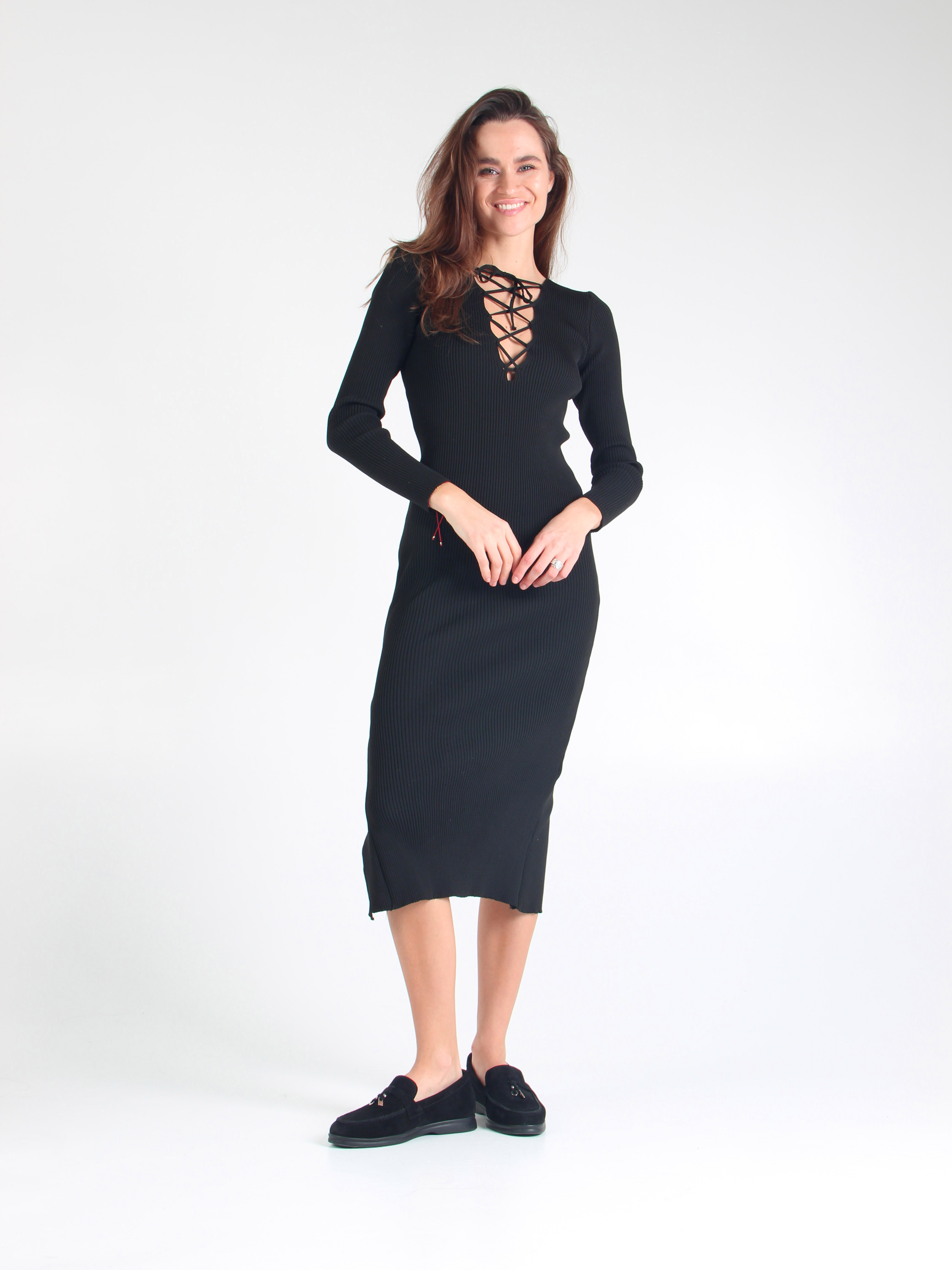 картинка Лоферы ED'ART 170.2614'bl. Черный замш от интернет магазина