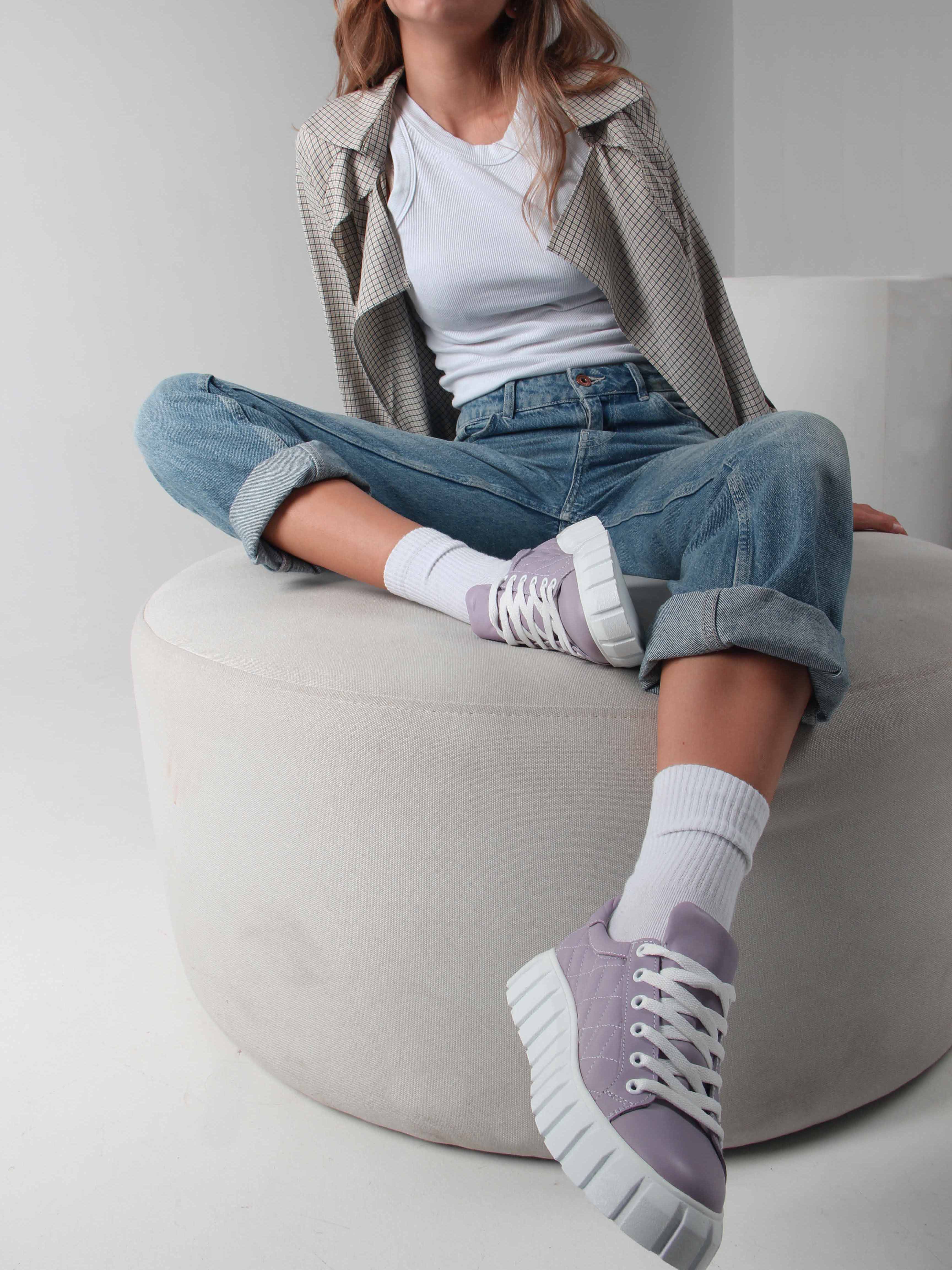 картинка Кеды ED'ART 146.91505'w.Lilac от интернет магазина