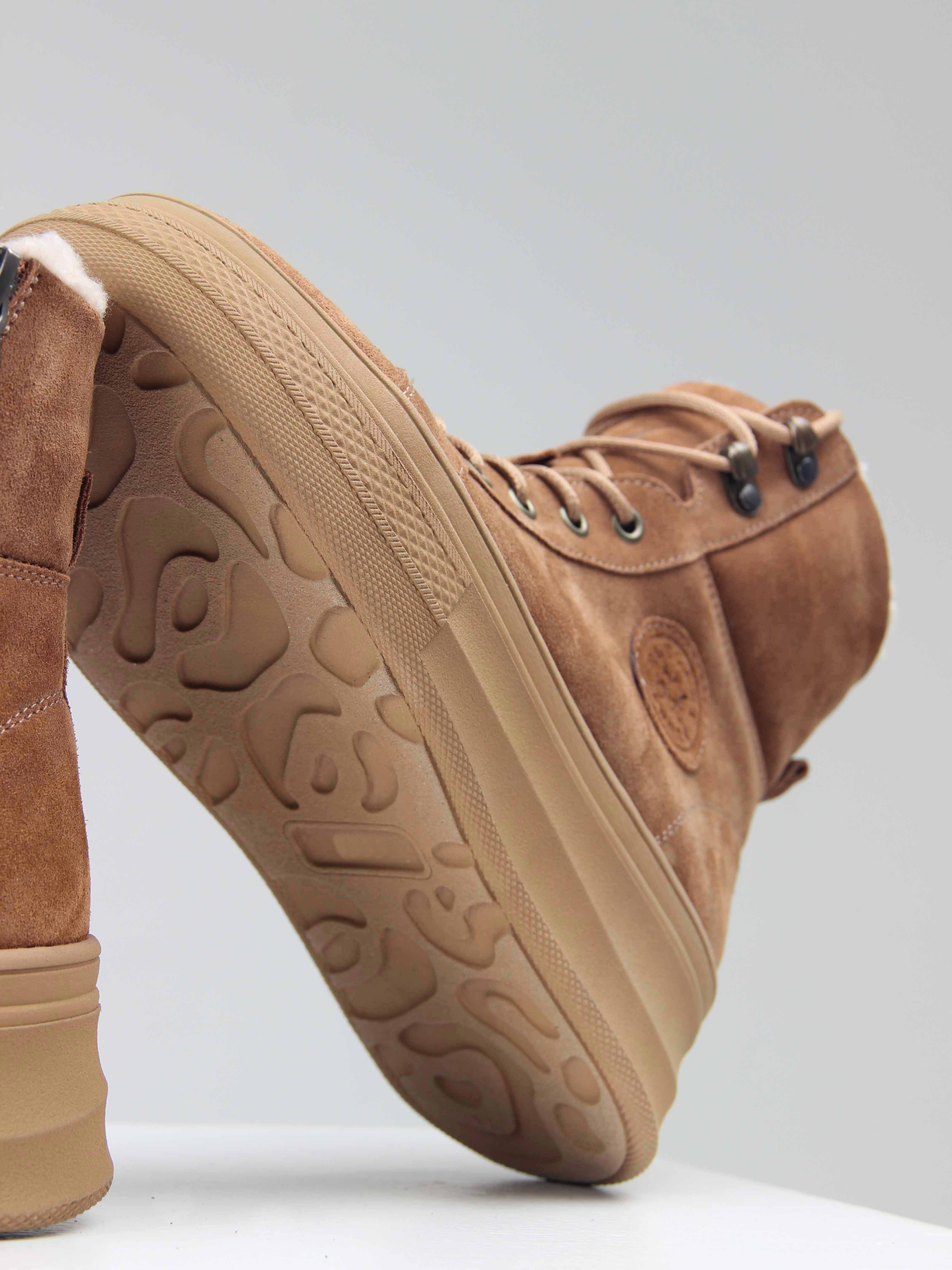 картинка Ботинки ED'ART 219.warm'br. Светло коричневый от интернет магазина