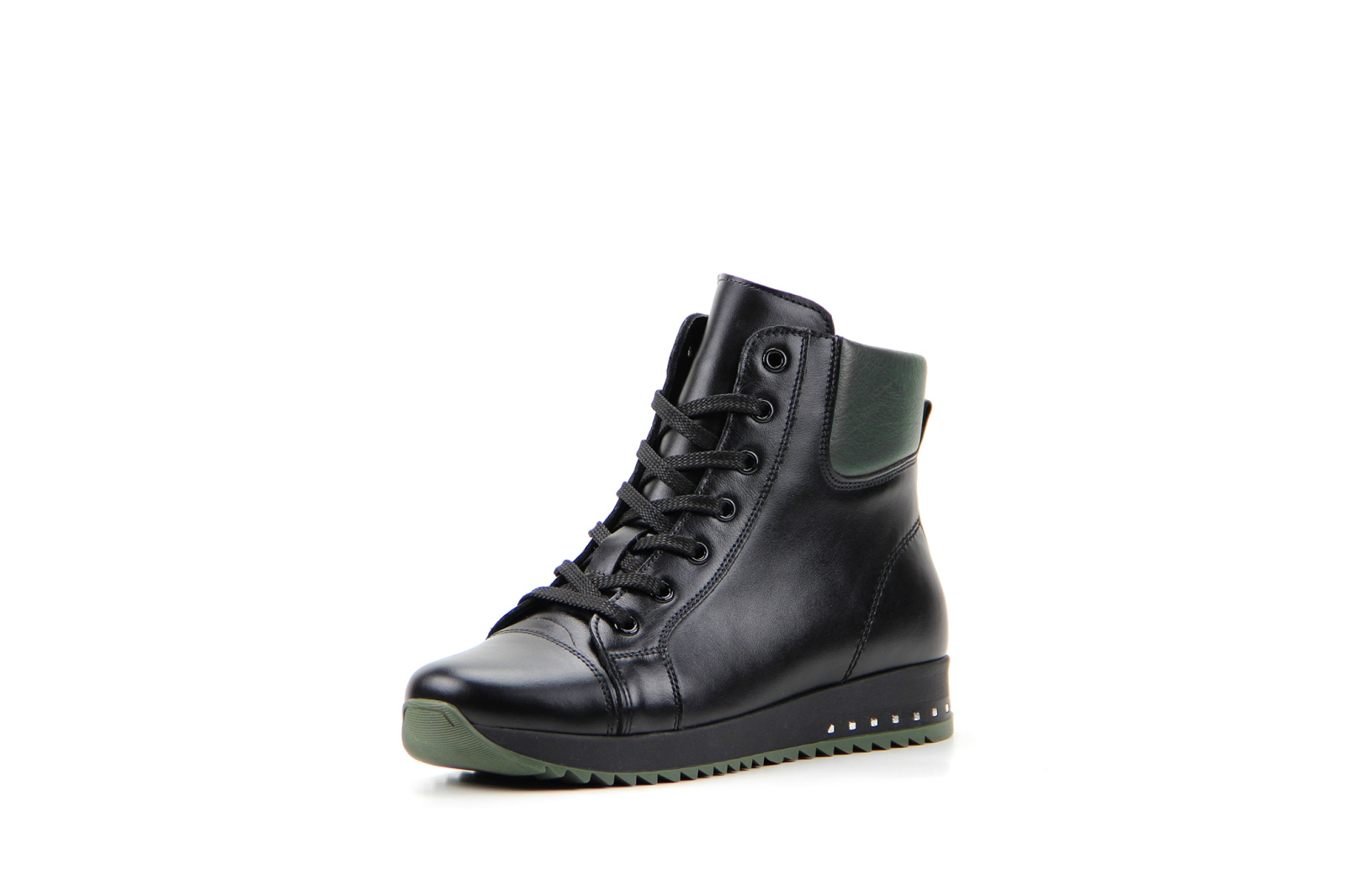 картинка Ботинки ED'ART 311.omega2'bl.black+green R от интернет магазина