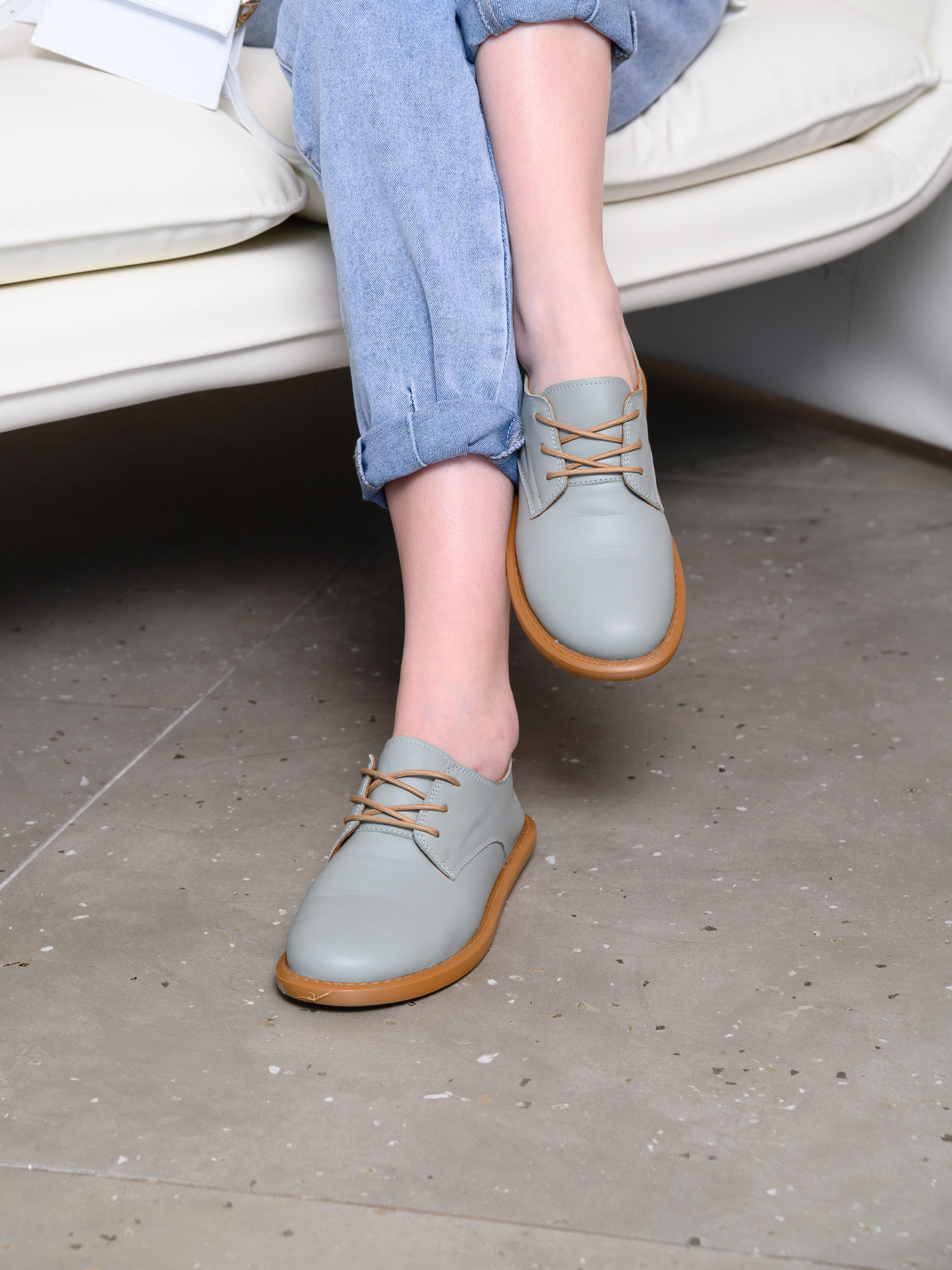 картинка Туфли ED'ART 181.ОКСЕ'br. Лион авокадо+коричневый от интернет магазина