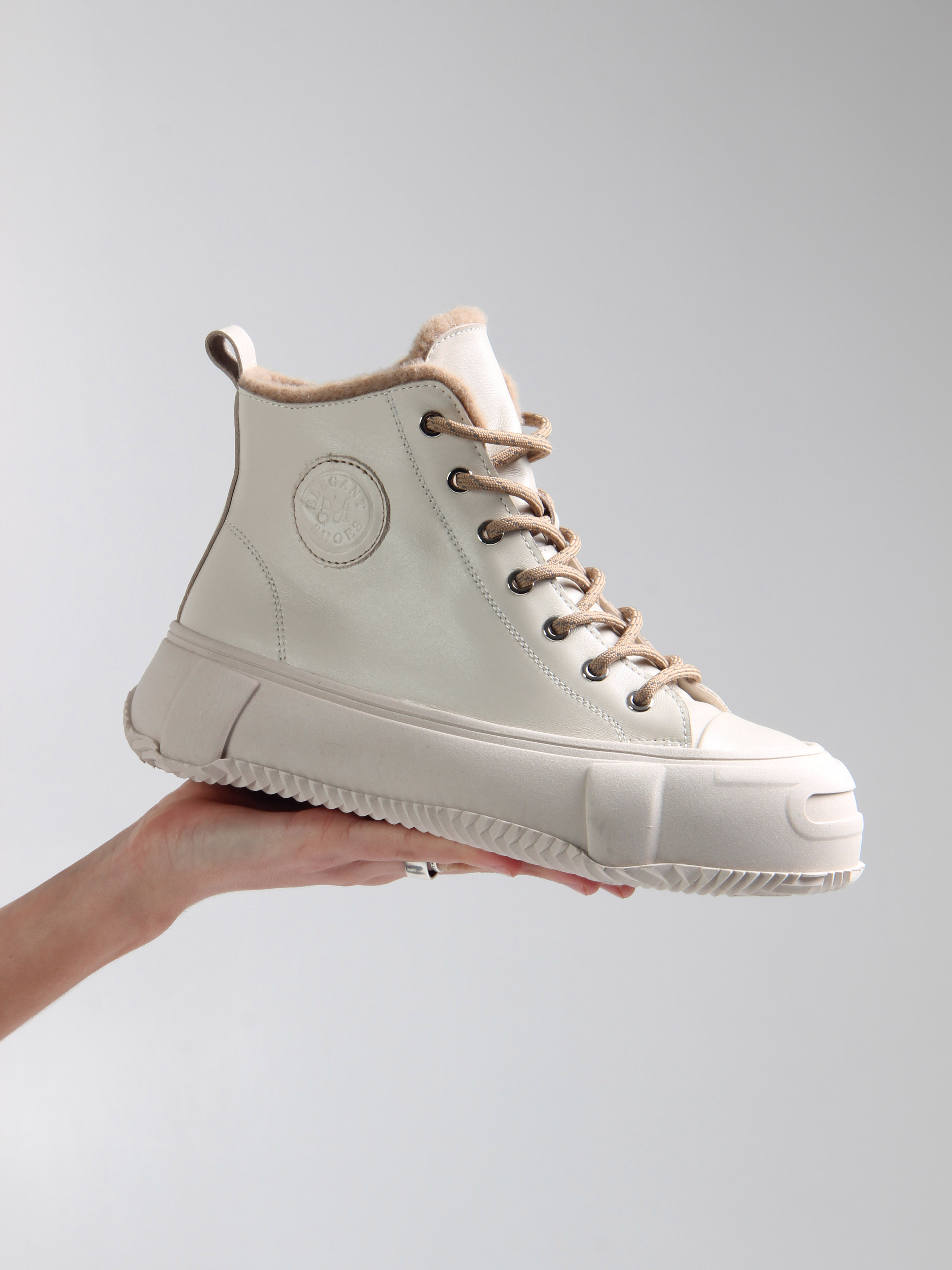 картинка Ботинки ED'ART 217.PODYUM151'be. светло бежевый от интернет магазина