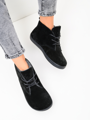 Босоногие ботинки  ED'ART 208.NATA'bl.Черный замша