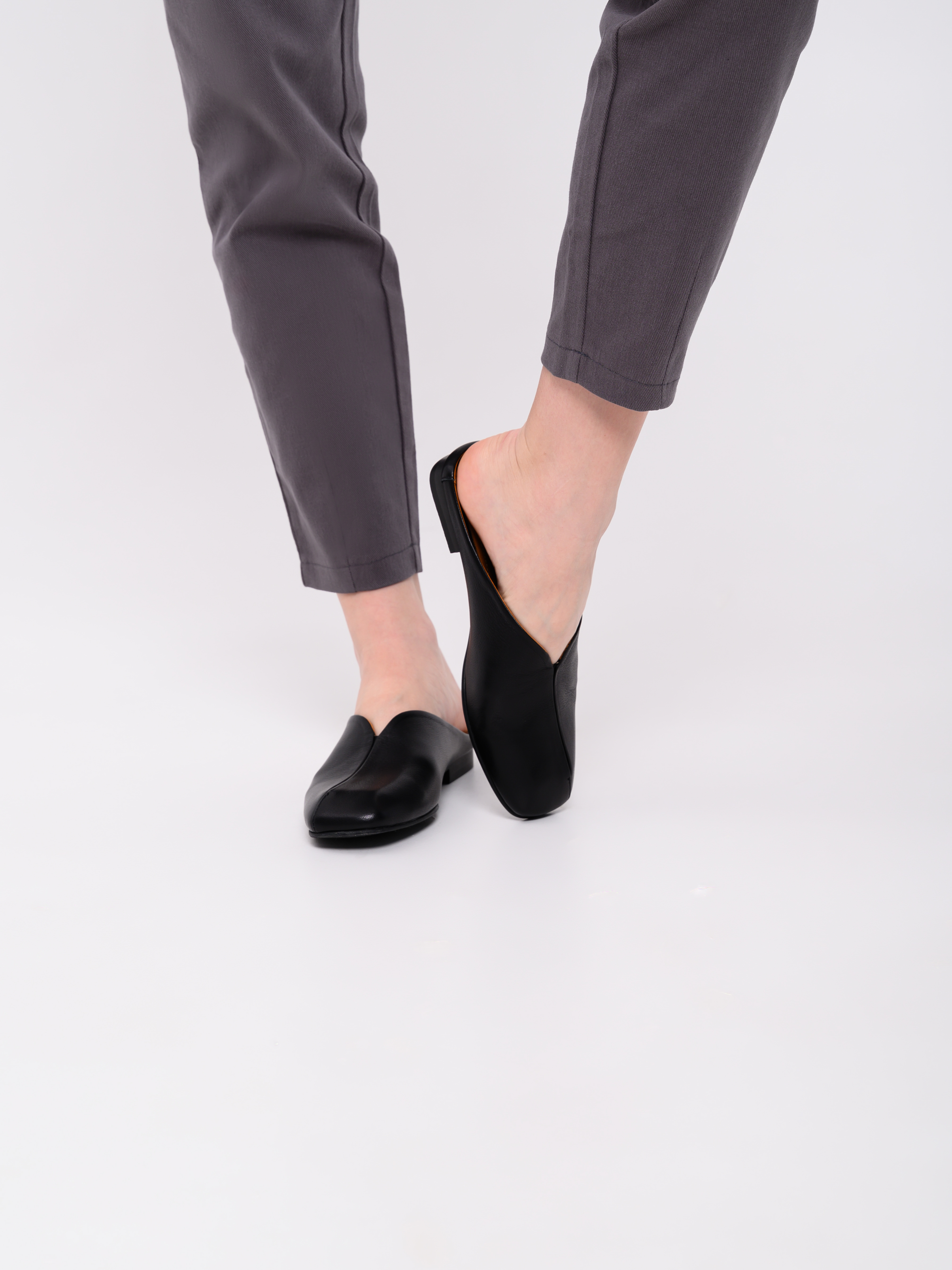 картинка Мюли ED'ART 1007.тунит205'bl. Черный стар от интернет магазина