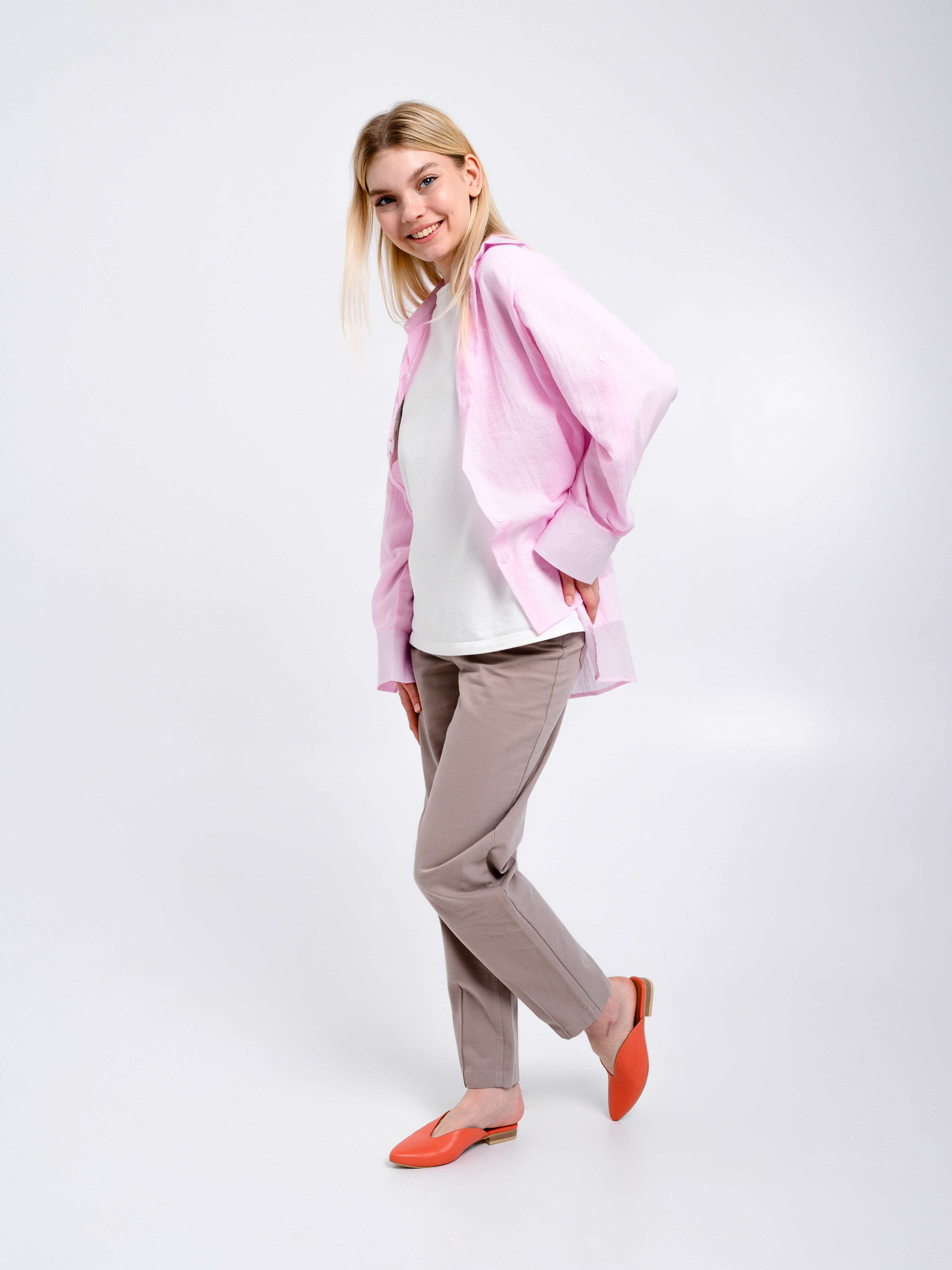 картинка Мюли ED'ART 1001.34104'be. Коралл от интернет магазина