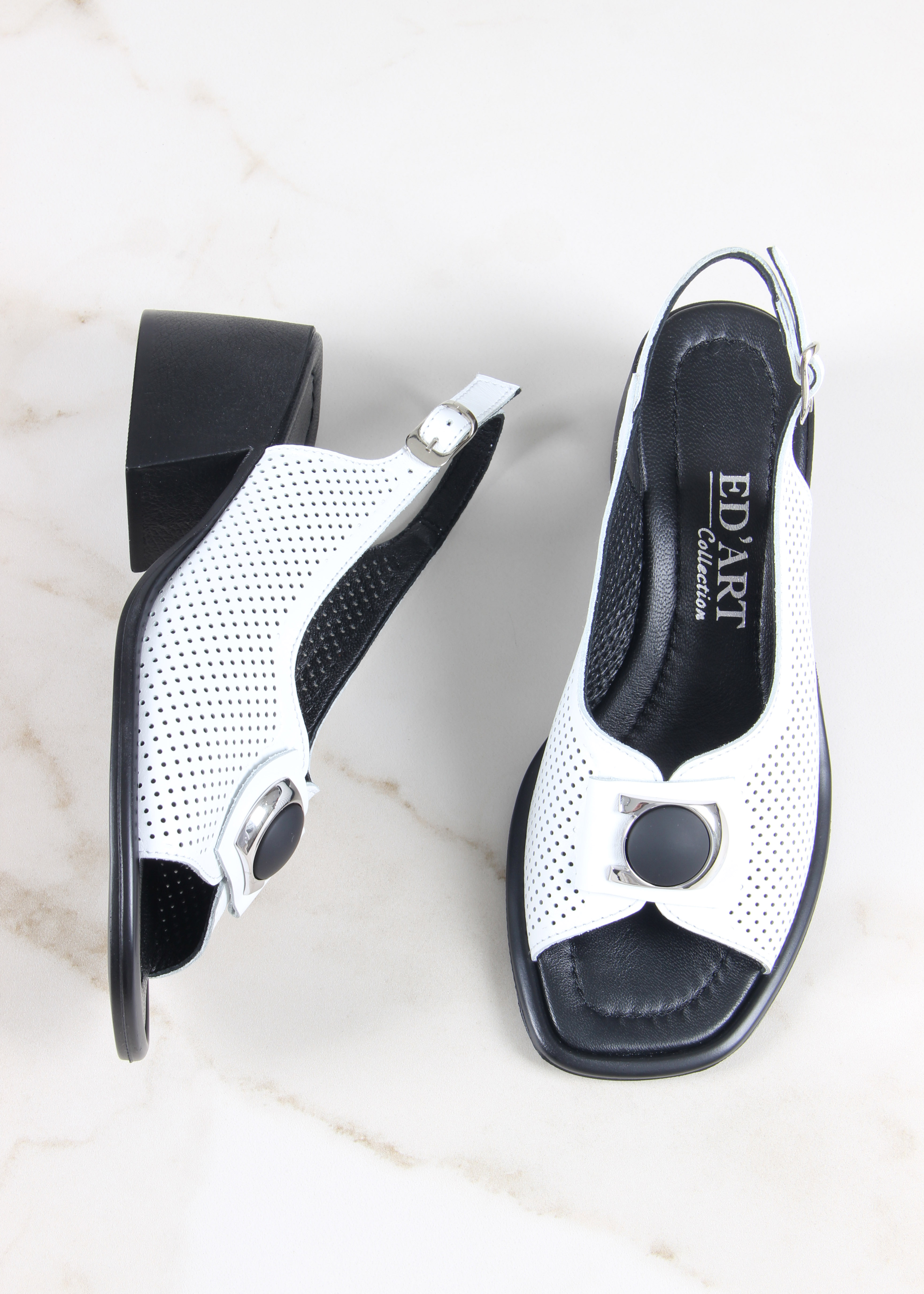 картинка Босоножки ED'ART 5030p.23663'bl. белый от интернет магазина