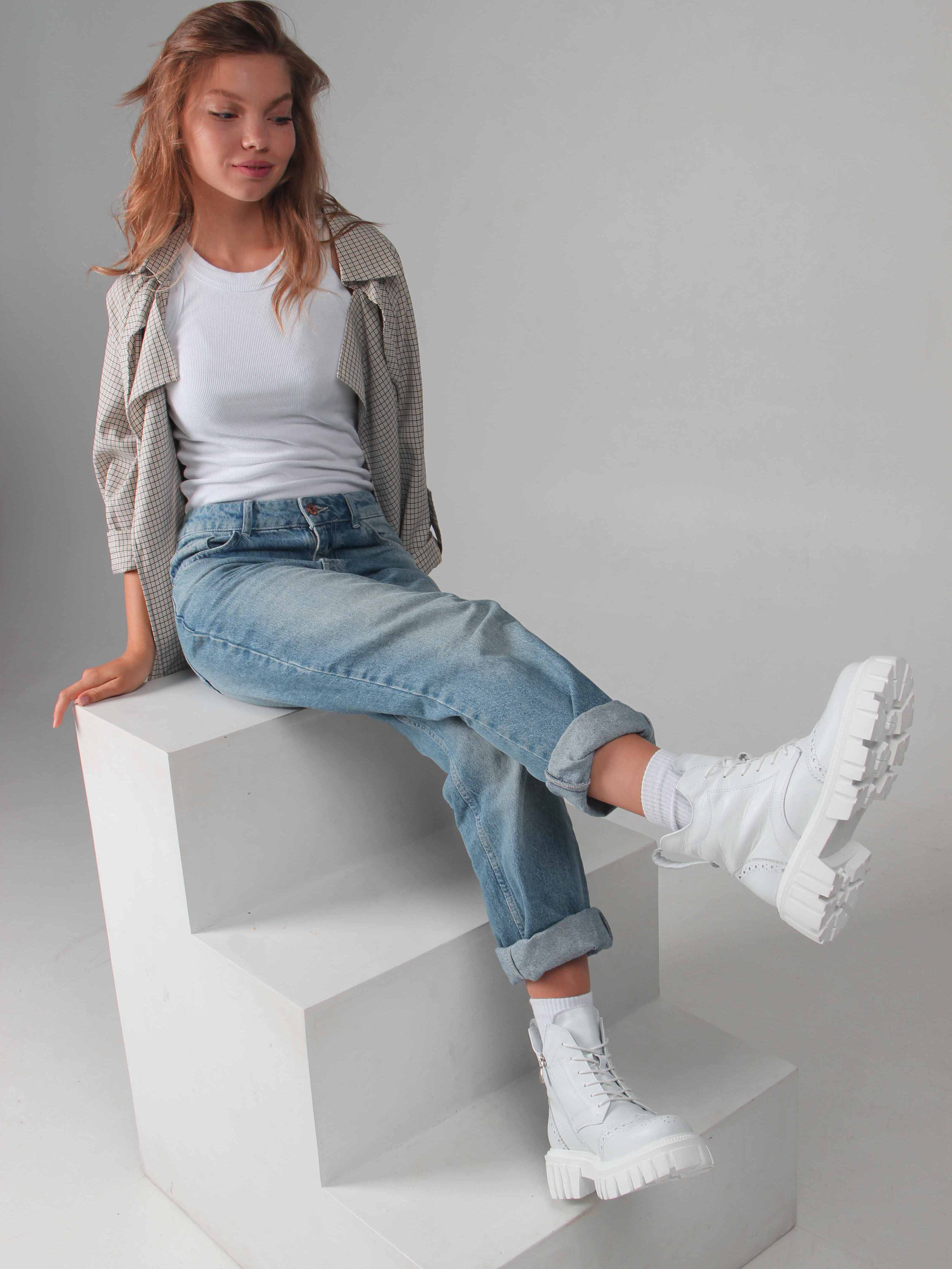 картинка Ботинки ED'ART 338.21153'w. Белый от интернет магазина