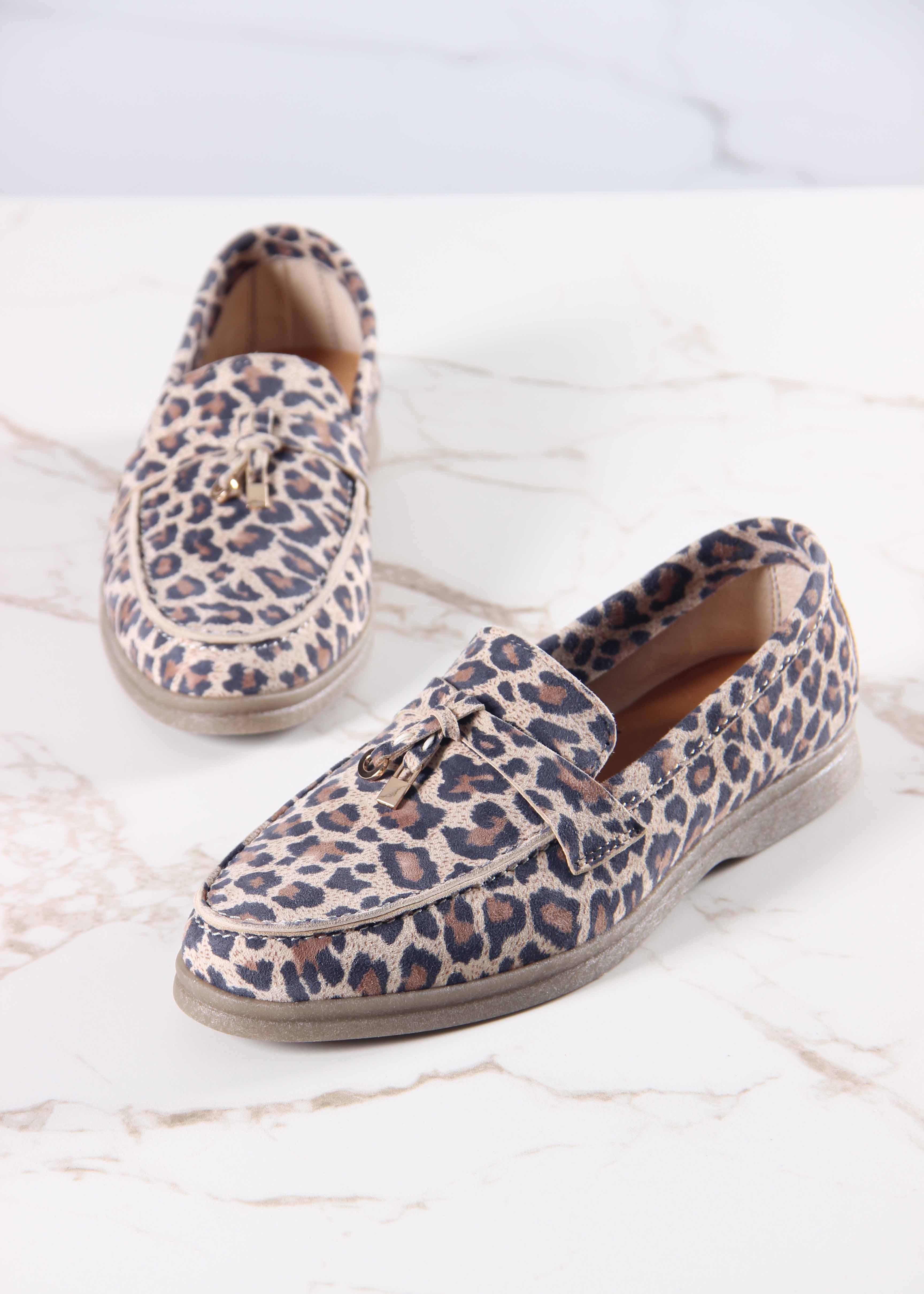 картинка Лоферы туфли ED'ART 170.2614'be. бежевый леопард от интернет магазина