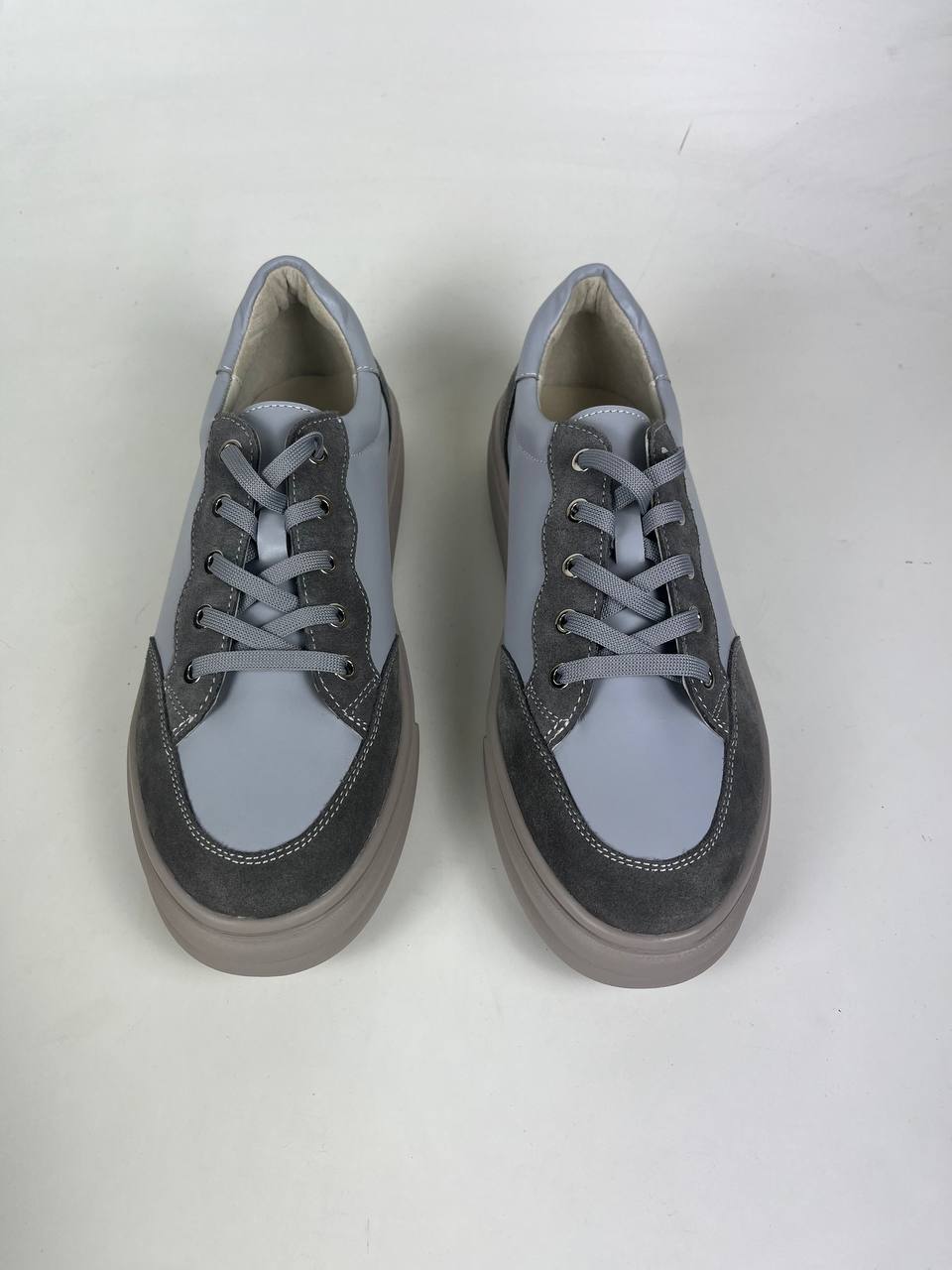 картинка Кеды ED'ART 148.lusi22'la. Серый + серая замша R от интернет магазина