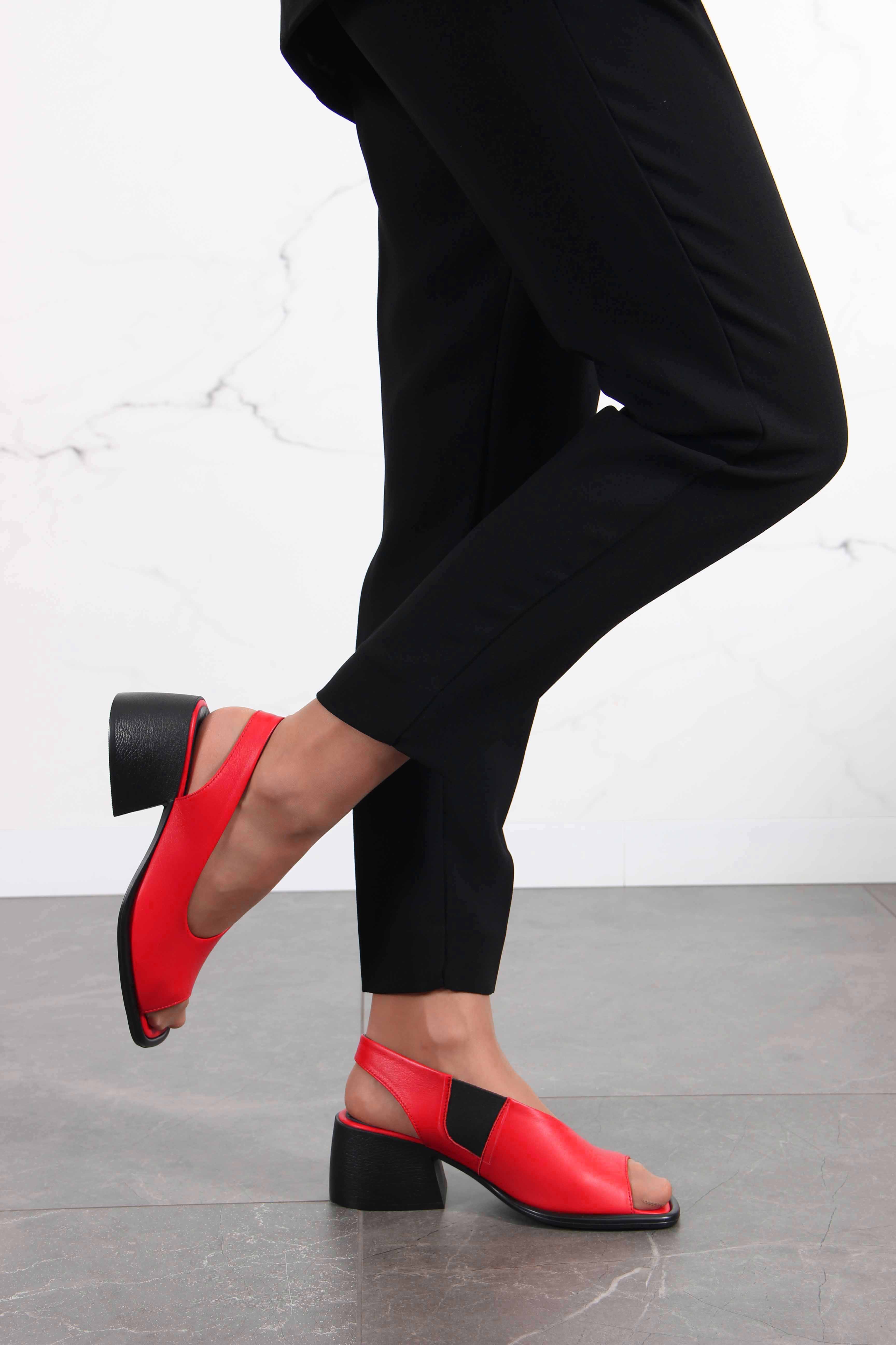 картинка Босоножки ED'ART 4011.23663'bl. Красный от интернет магазина