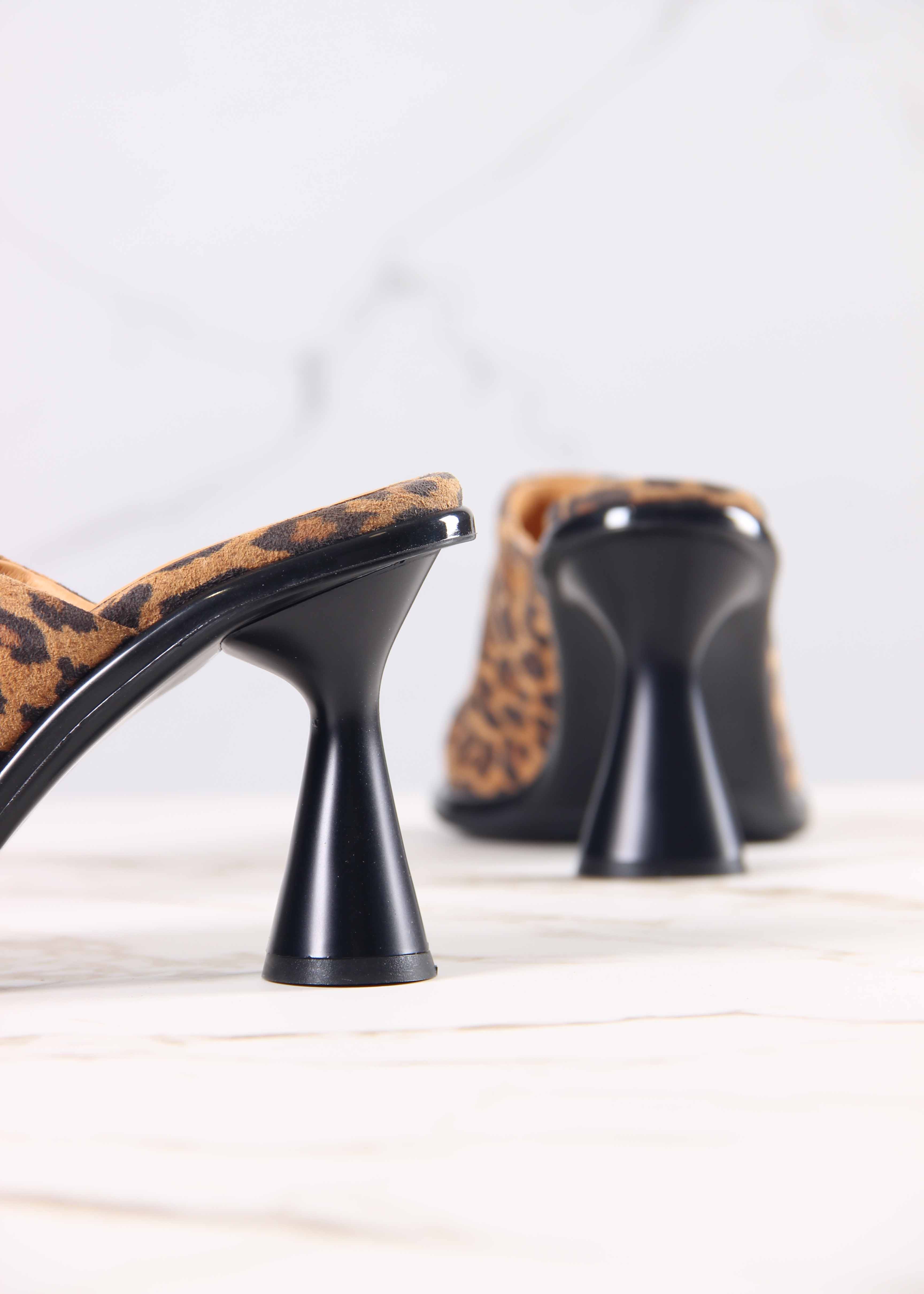 картинка Сабо ED'ART 6112.PODYUM133'bl. коричневый леопард от интернет магазина