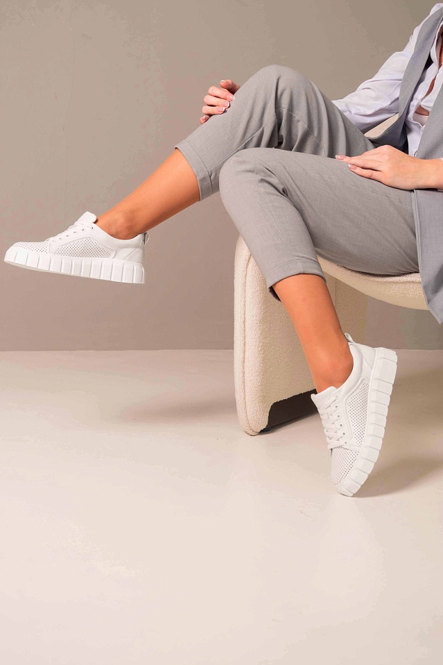 картинка Кеды ED'ART 158.p.91505'w. Белый R от интернет магазина