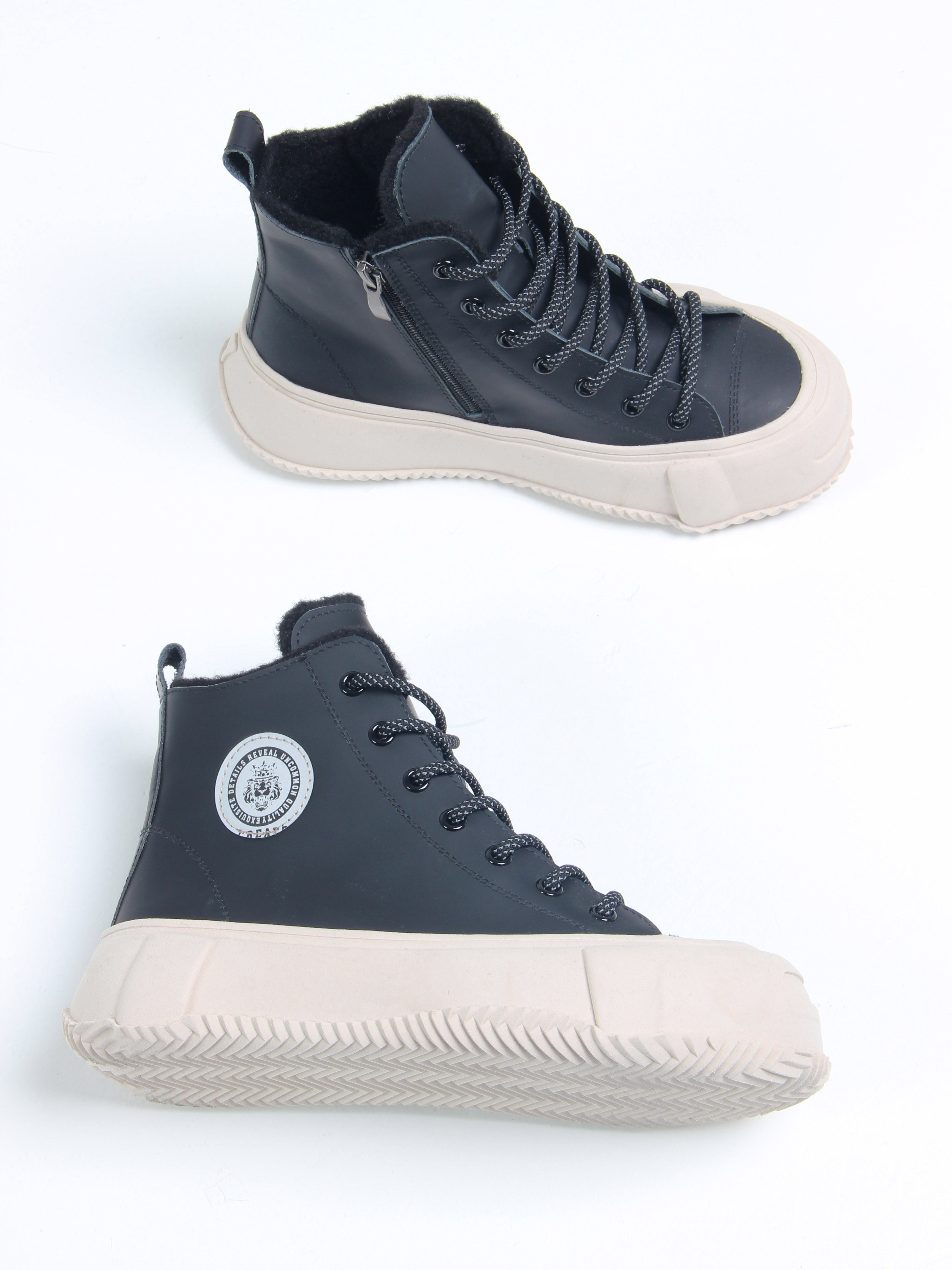 картинка Ботинки ED'ART 217.PODYUM151'be. черный от интернет магазина