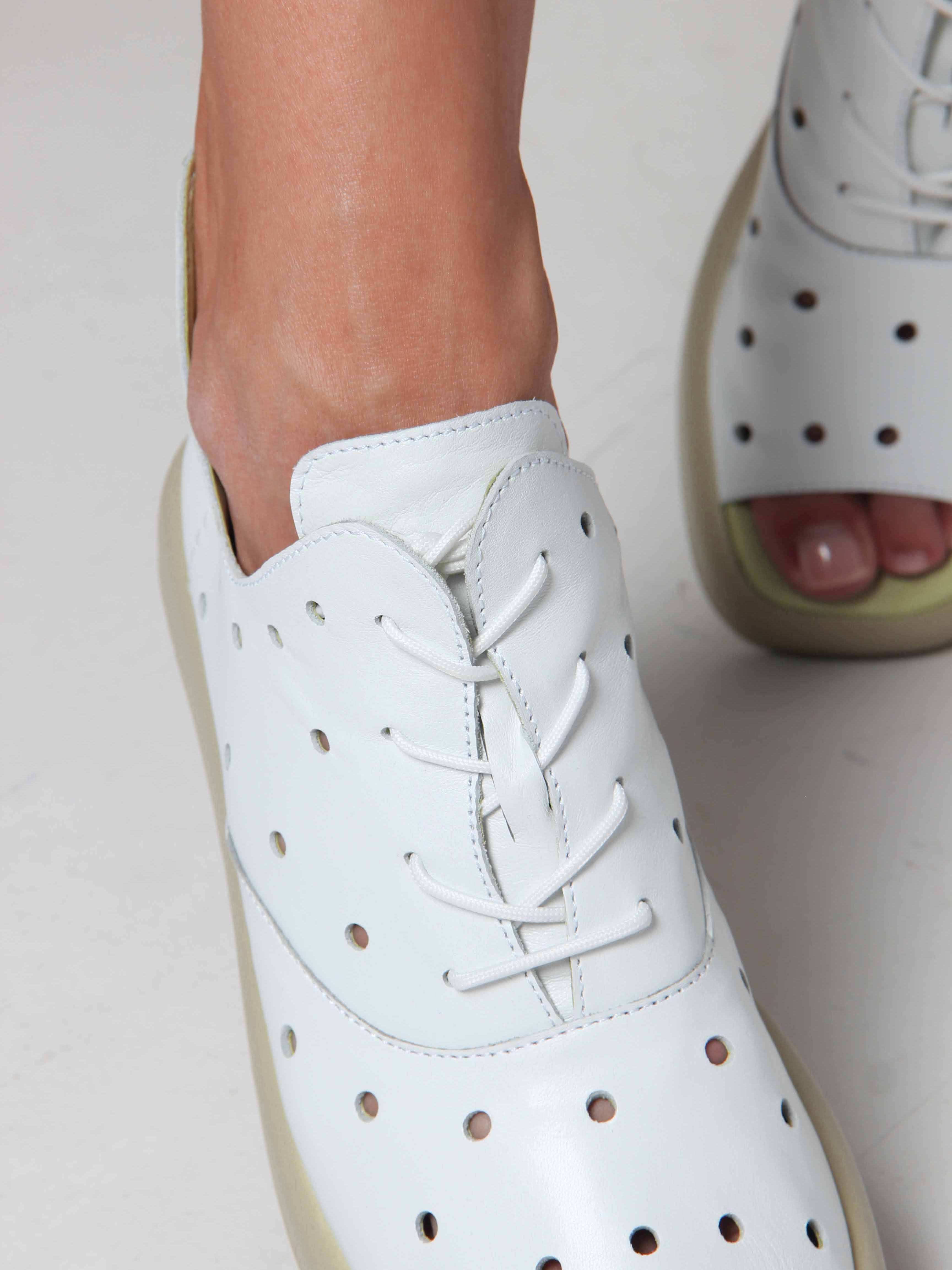 картинка Босоножки ED'ART 1059.0132'gr. Белый зеленый от интернет магазина