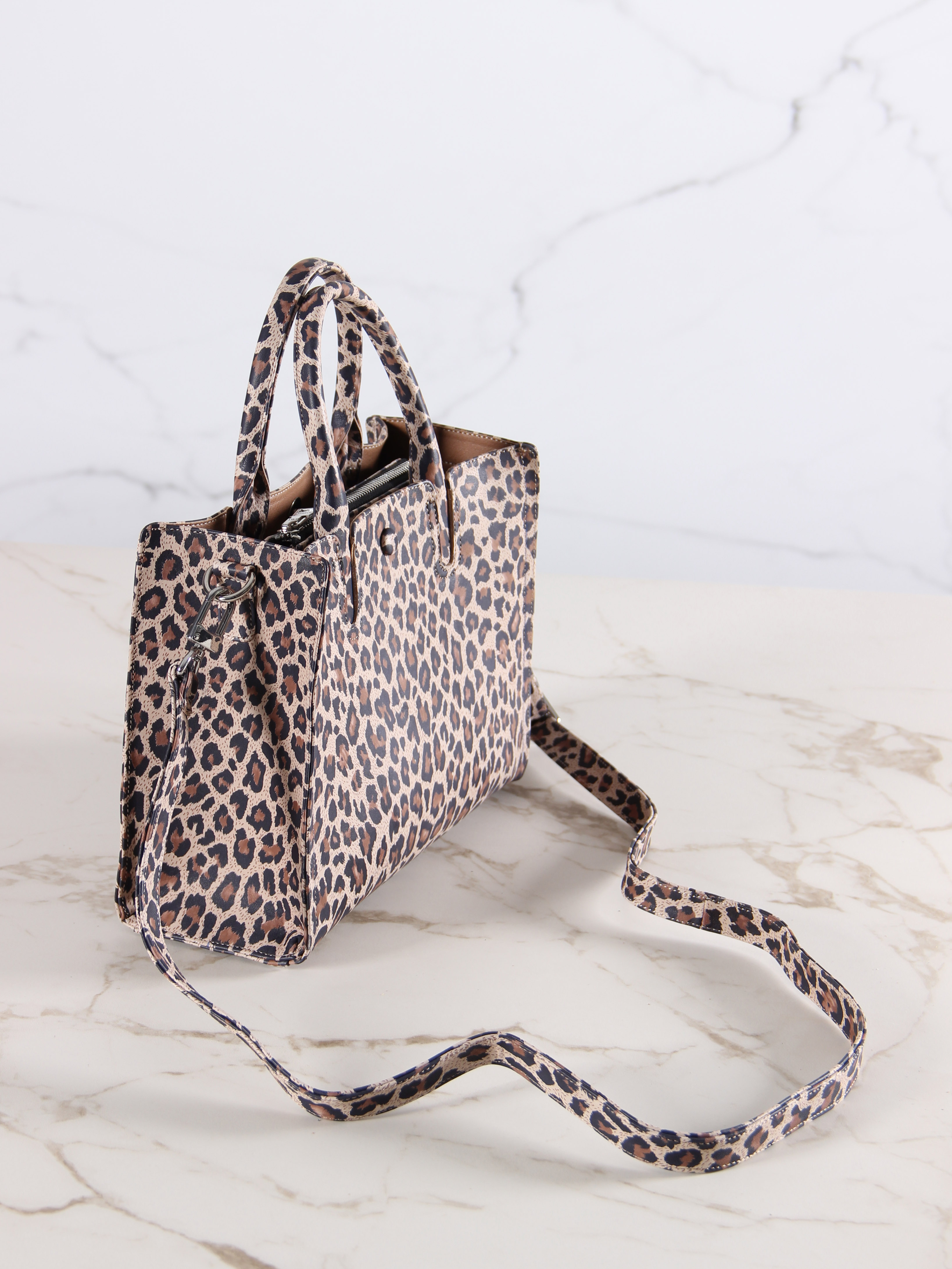 картинка Сумка  ED'ART s08.бежевый леопард от интернет магазина