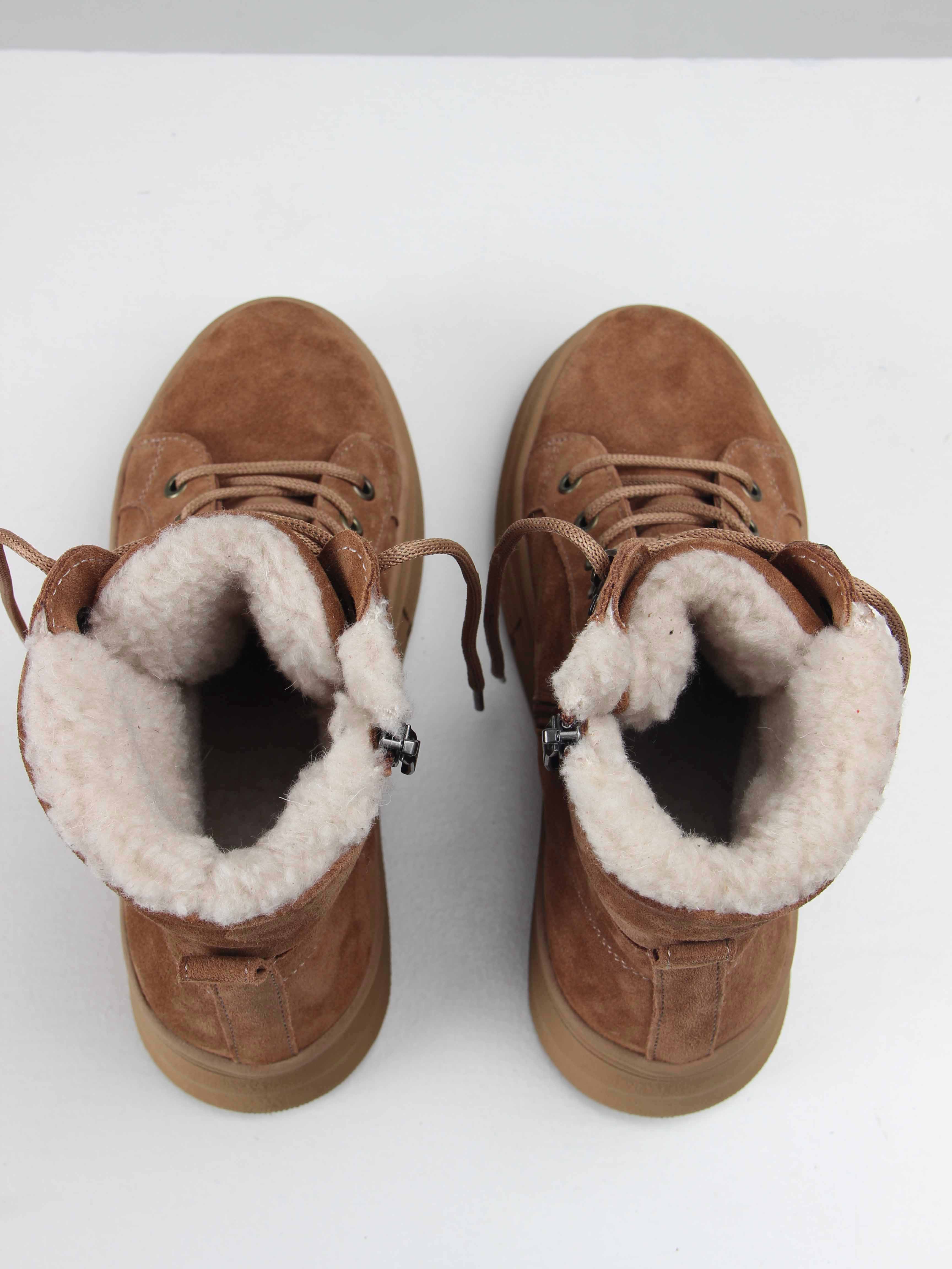 картинка Ботинки ED'ART 219.warm'br. Светло коричневый от интернет магазина