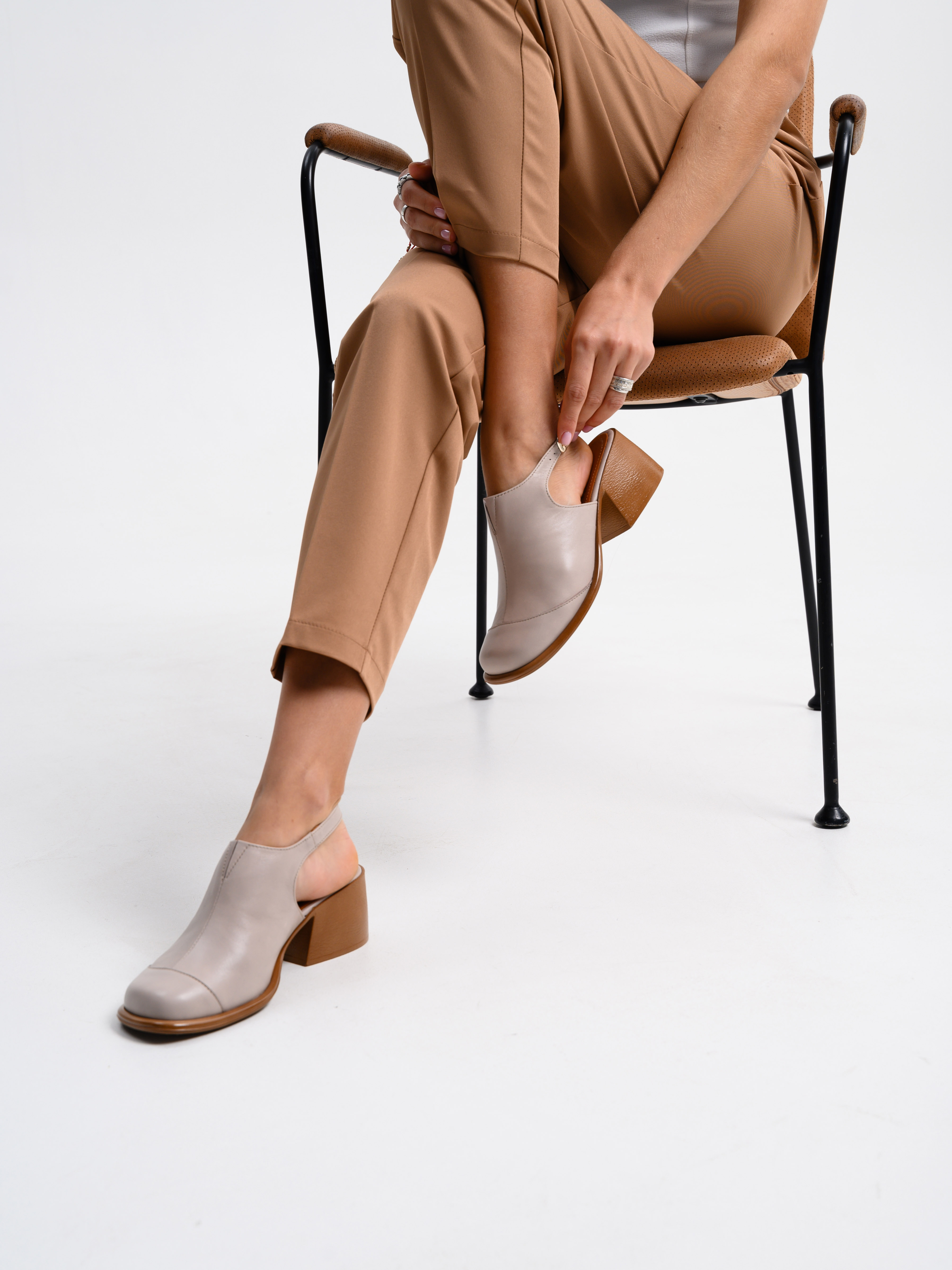 картинка Босоножки ED'ART 5133.23663'be. Стар визон+коричневый от интернет магазина