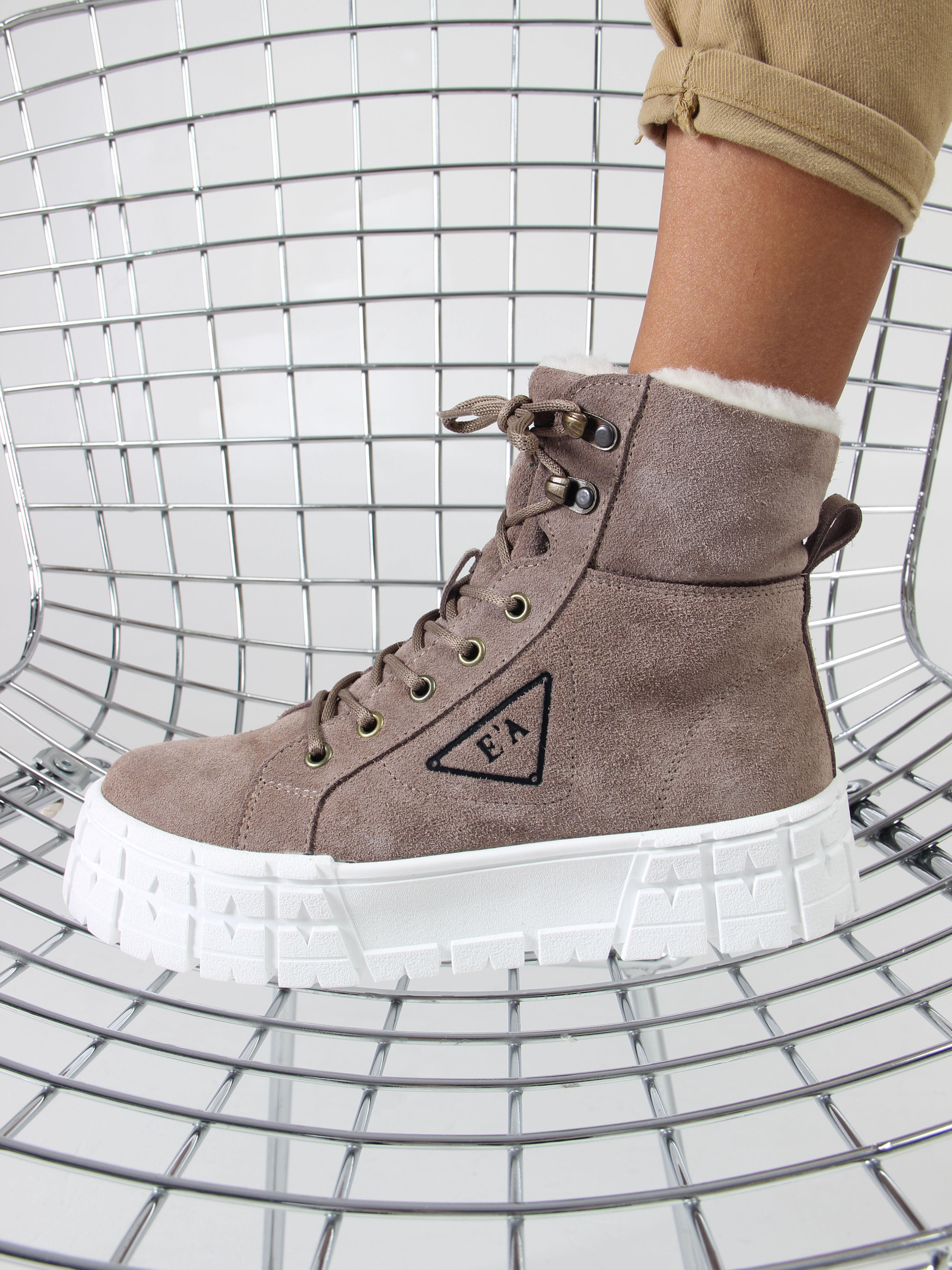 картинка Ботинки ED'ART 216.212131'w. капучино замша от интернет магазина