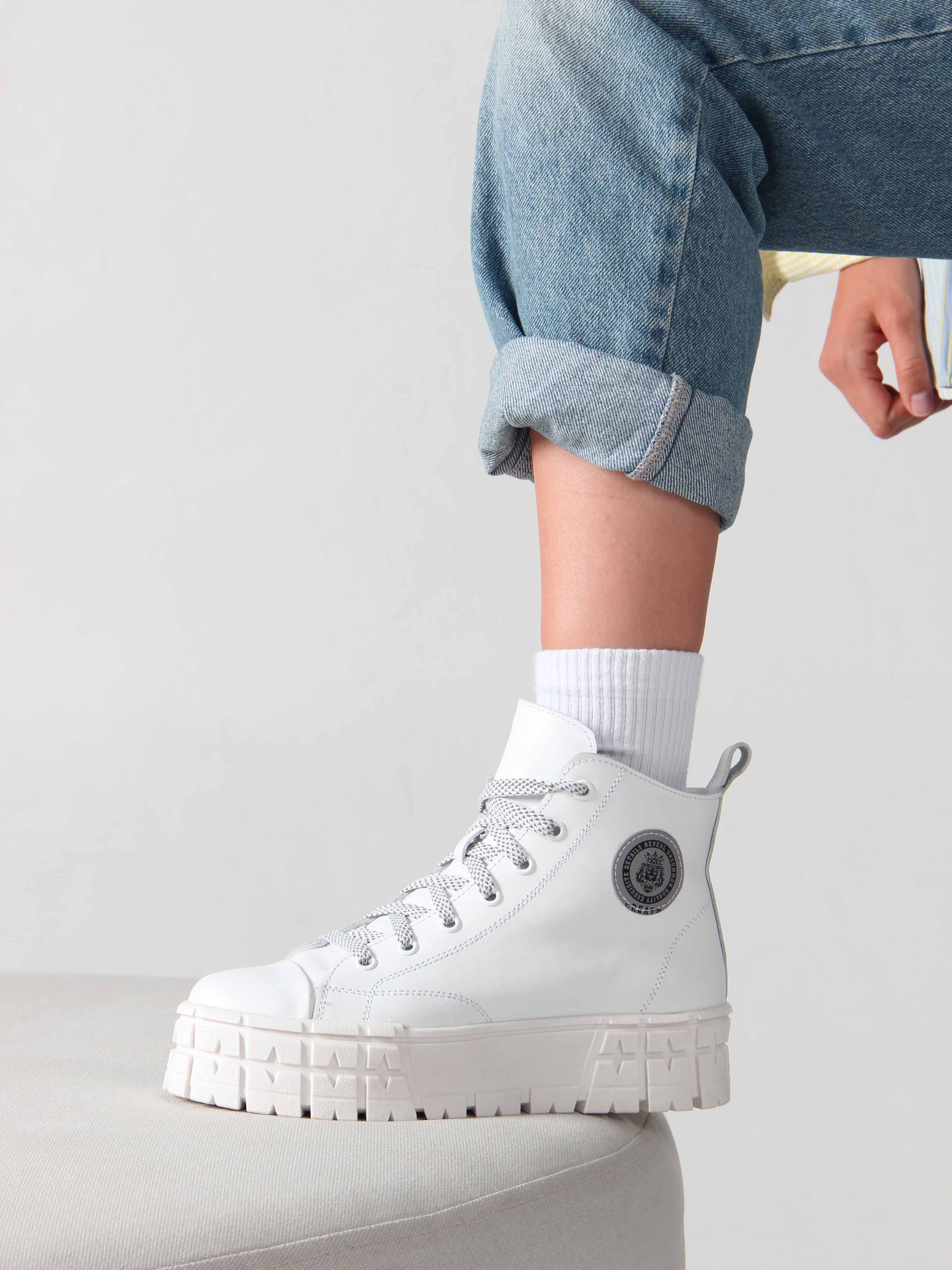 картинка Ботинки ED'ART 213.212131'w. Белый от интернет магазина