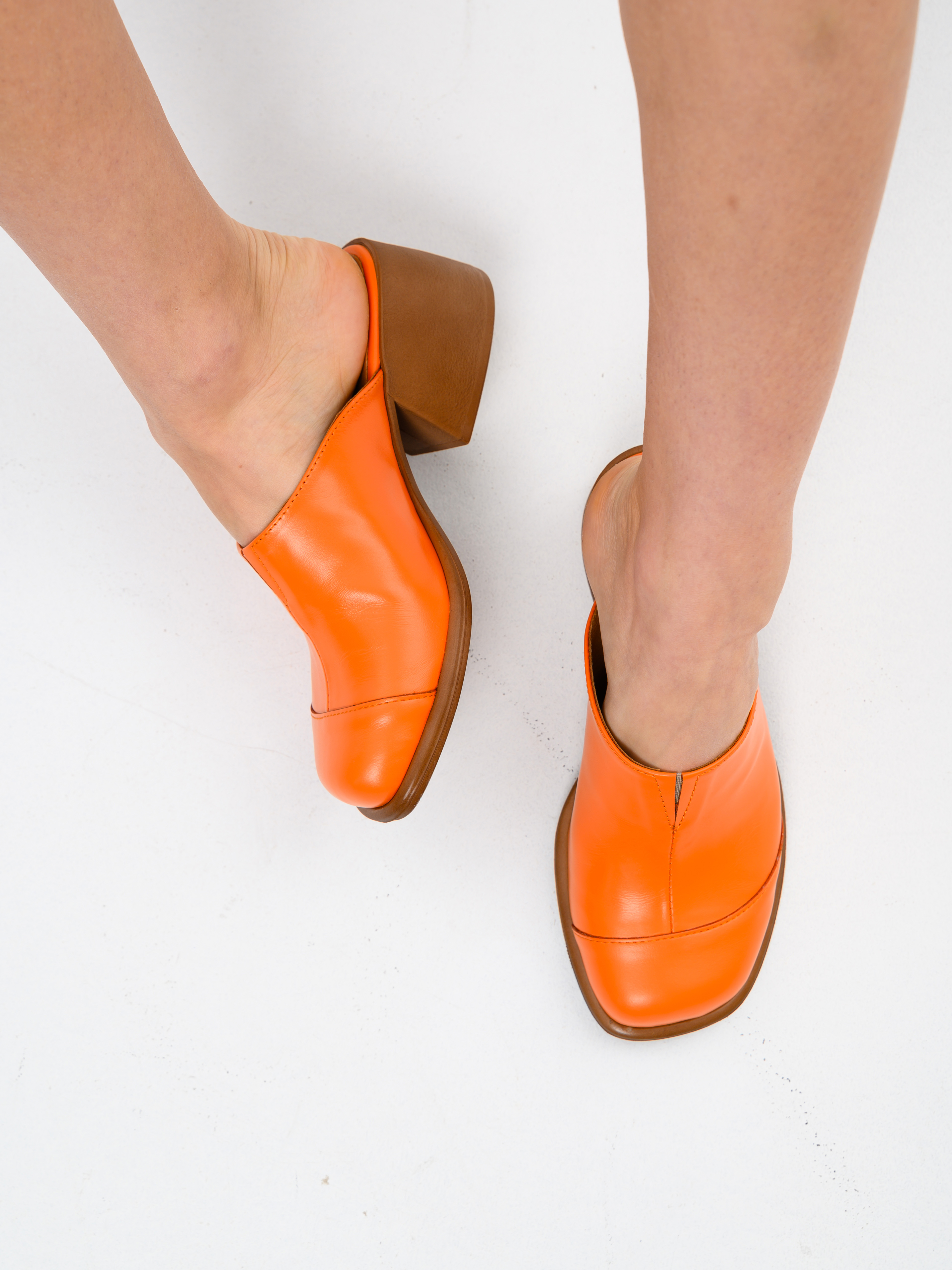 картинка Сабо ED'ART 5132.23663'br. оранжевый+коричневый от интернет магазина