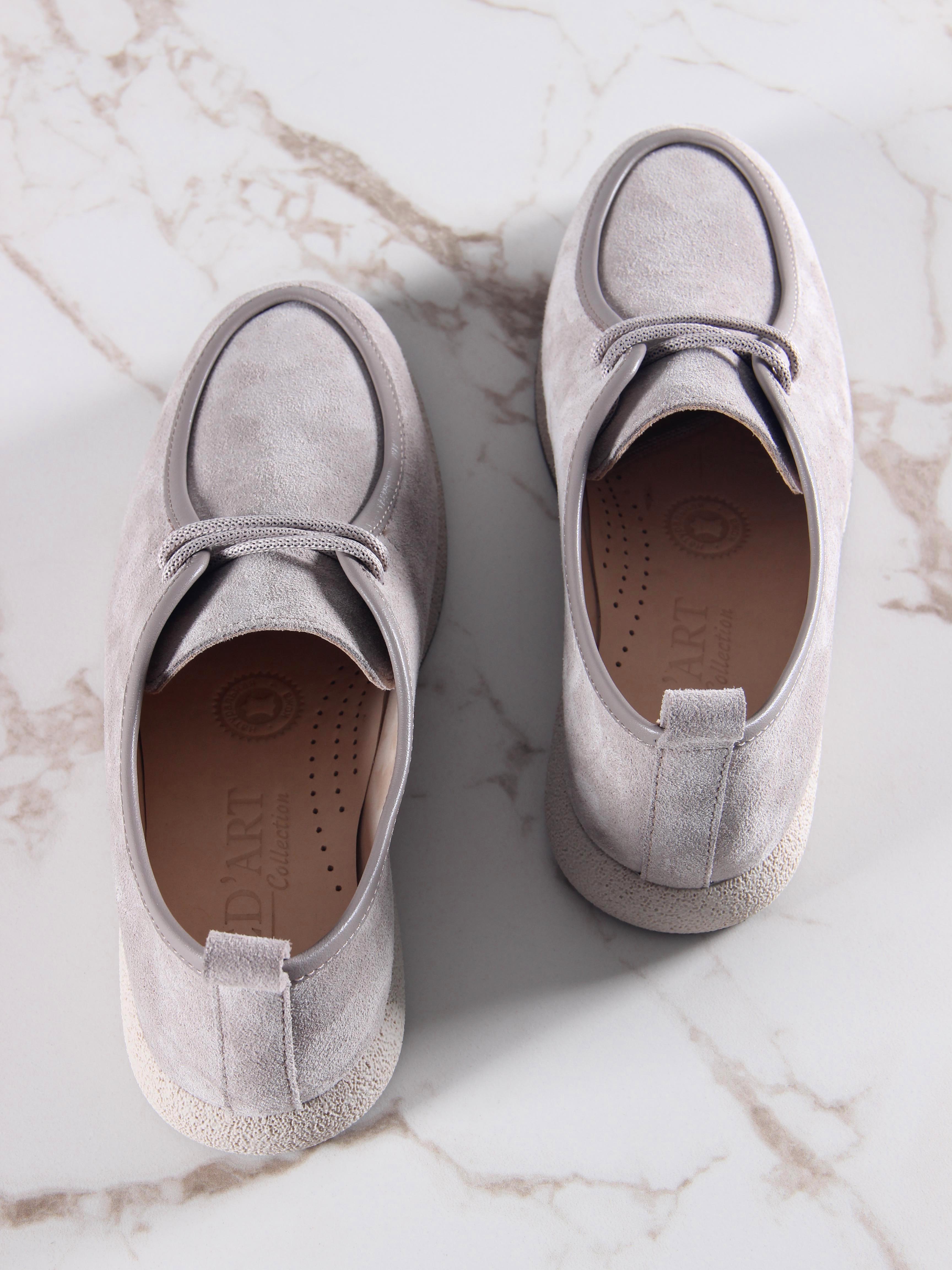 картинка Мокасины ED'ART 191.1607'be. каменный замша от интернет магазина