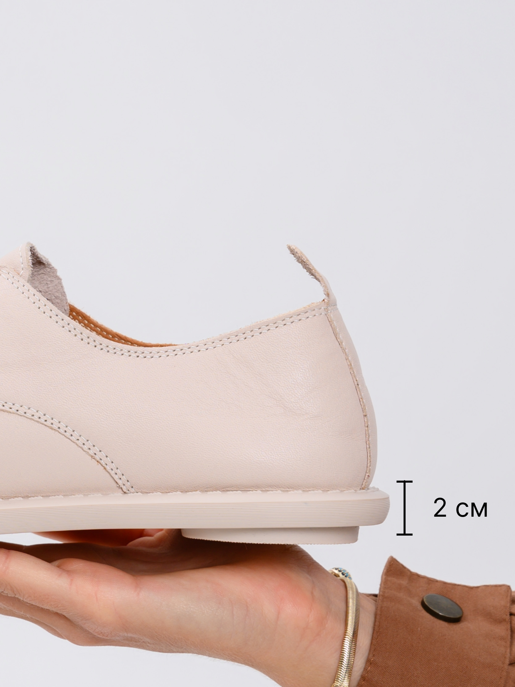 картинка Туфли ED'ART 181.ОКСЕ'be.Бежевый стар пудра от интернет магазина