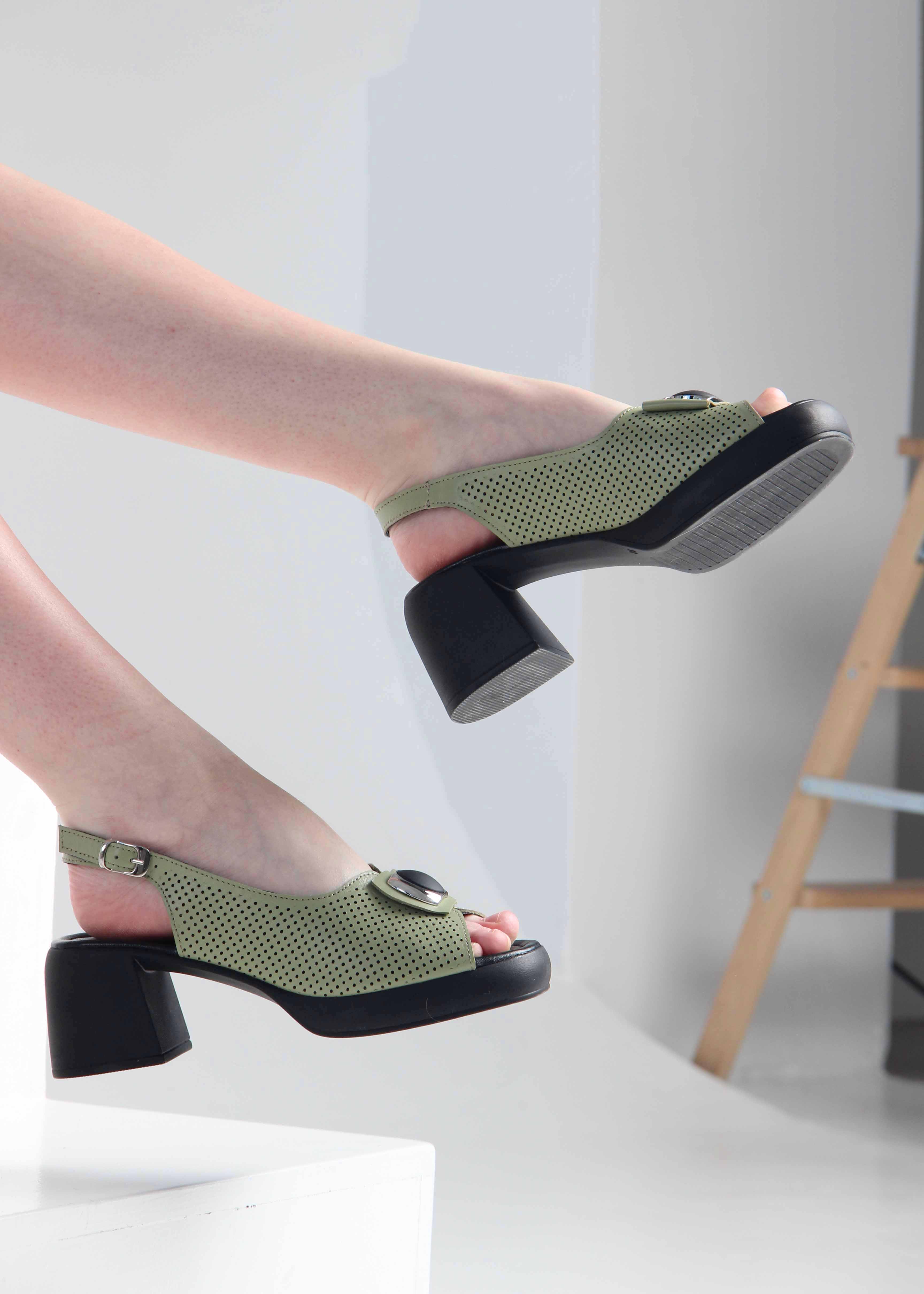 картинка Сабо ED'ART 5030.Р.24191'bl. авокадо от интернет магазина