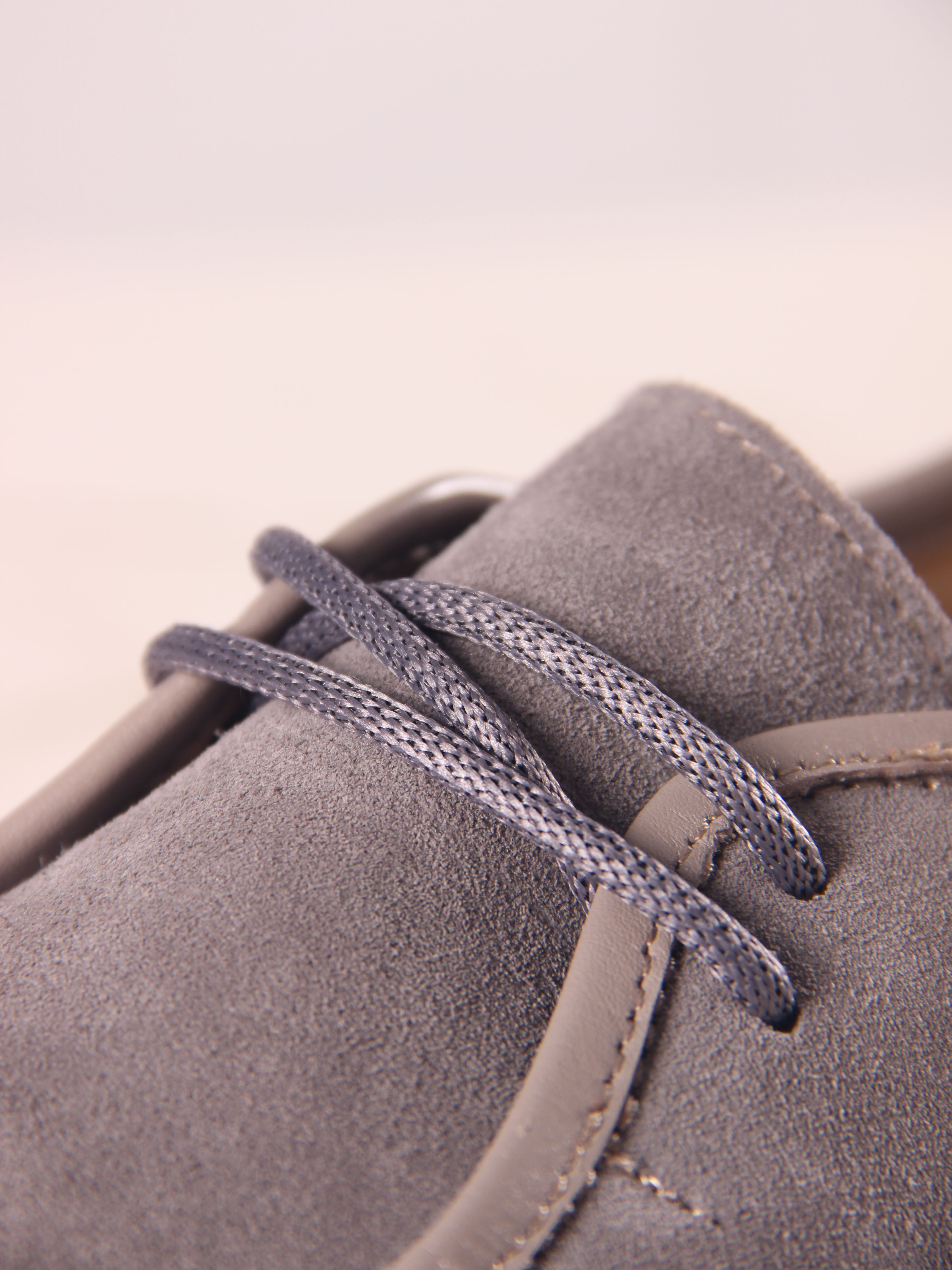 картинка Мокасины ED'ART 191.1607'be. серый замок замша от интернет магазина