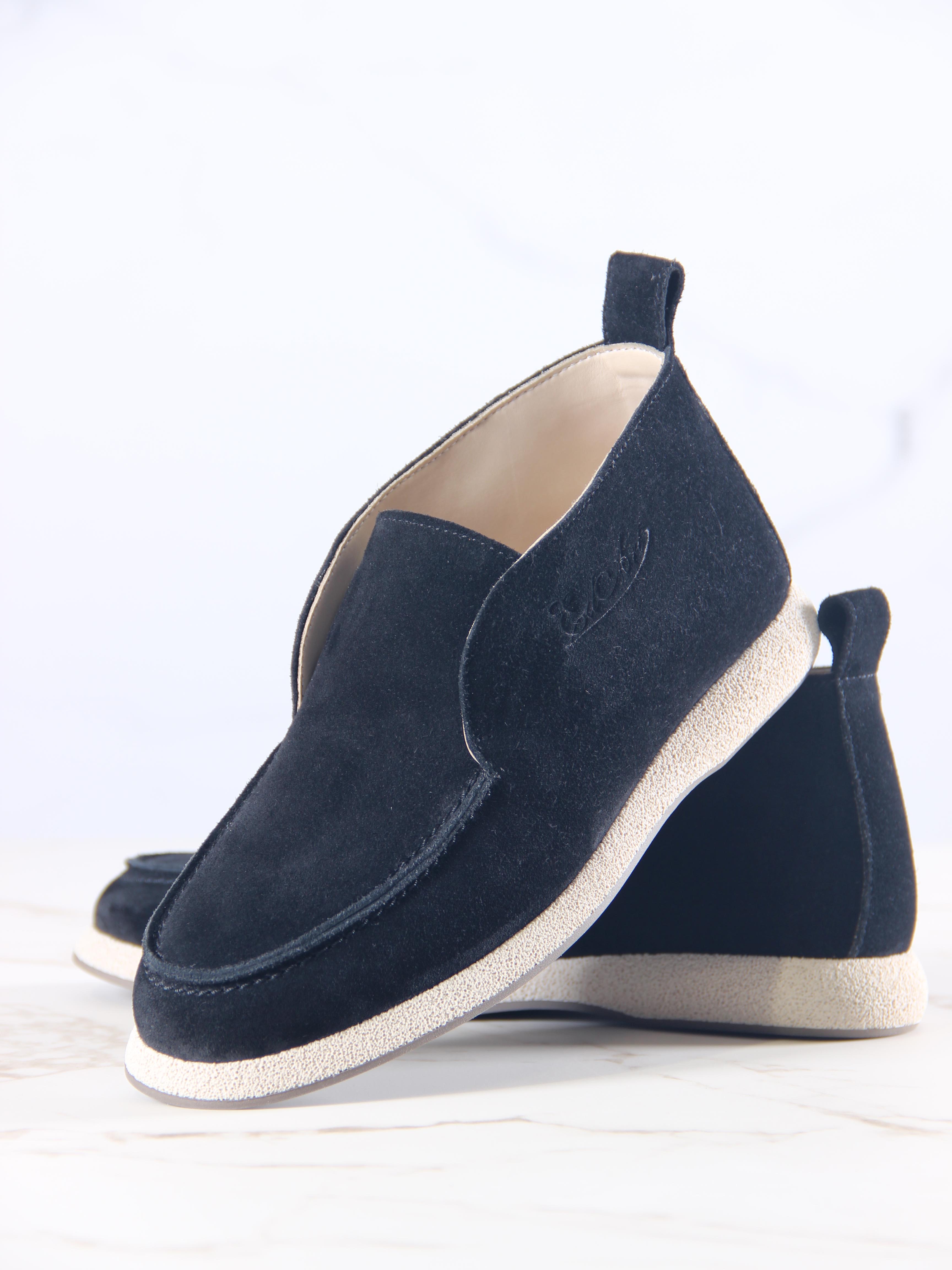 картинка Полуботинки  ED'ART 207.1607'be. черная замша от интернет магазина