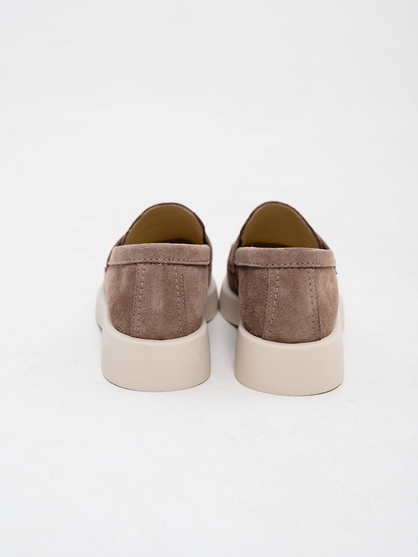 картинка Лоферы туфли ED'ART 176.1593'be. Капучино замша от интернет магазина