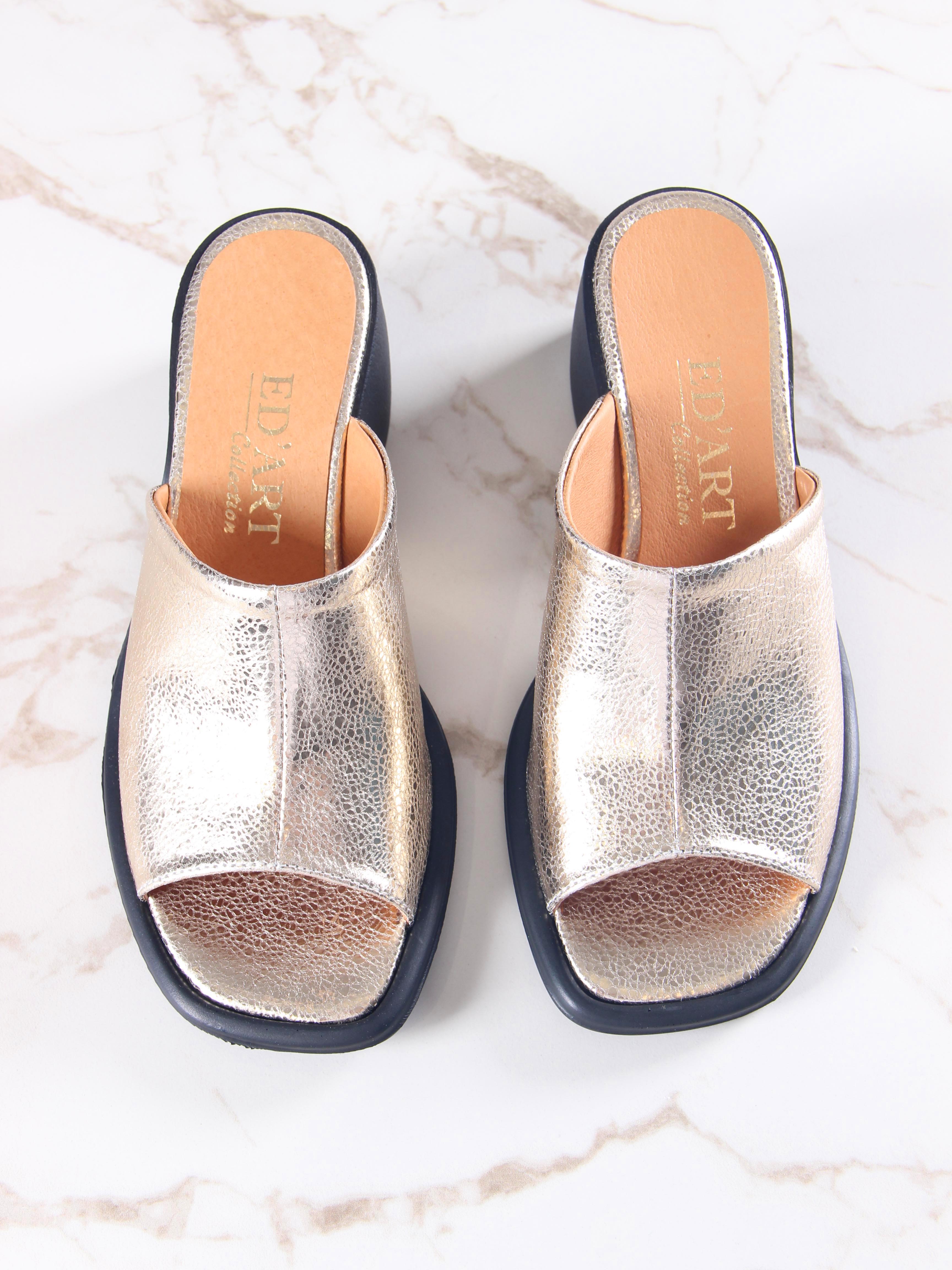 картинка Босоножки ED'ART 4012.23663'bl. золото от интернет магазина