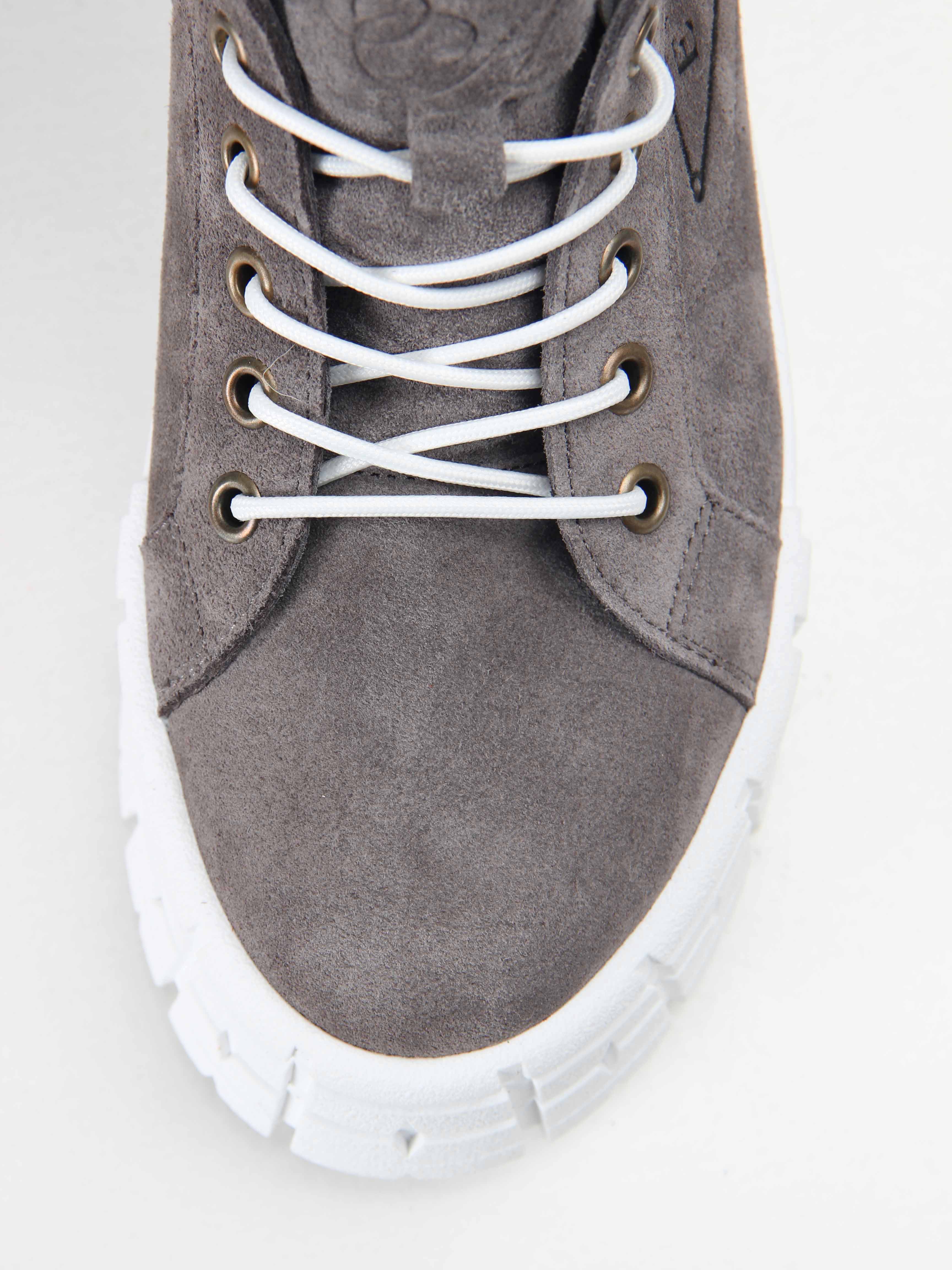 картинка Ботинки ED'ART 243.212131'w. серый замок замша от интернет магазина