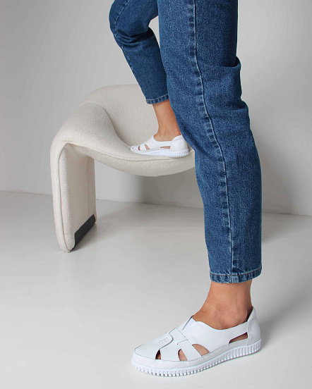 картинка Слипоны ED'ART 116.8000'w. white от интернет магазина