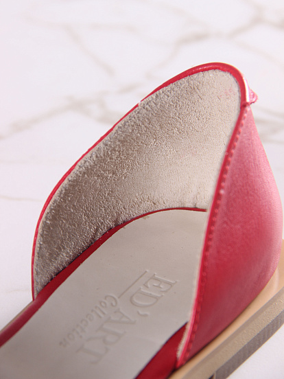 картинка Босоножки ED'ART 1024Z.110Z'bе. Красный+бежевый от интернет магазина