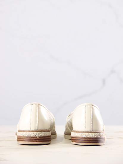 картинка Лоферы ED'ART 110.rose'be.Бежевый от интернет магазина