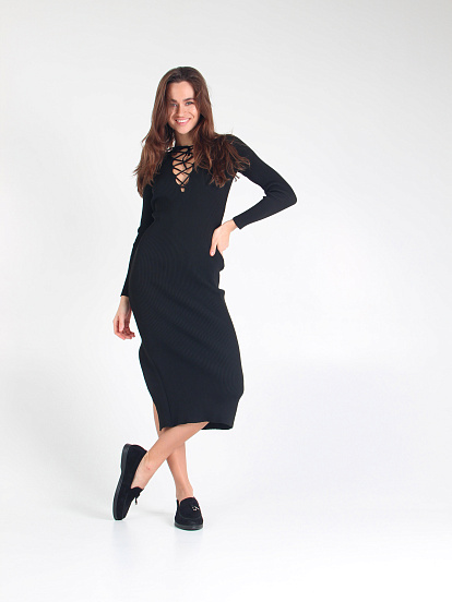 картинка Лоферы ED'ART 170.2614'bl. Черный замш от интернет магазина