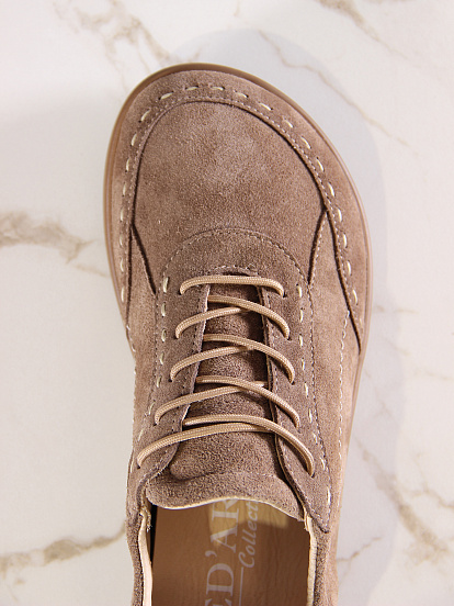 картинка Сникерины ED'ART 178.асти"br.Серо-коричневая замша от интернет магазина