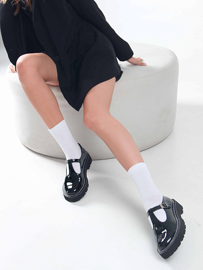 картинка Туфли полуботинки ED'ART 1004.5151 'bl. Черный от интернет магазина